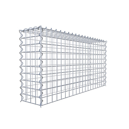 Gabion rapporté type 3 100 cm x 50 cm x 20 cm (L x H x P), mailles 5 cm x 5 cm, spirale