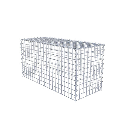 Extra gabion typ 3 100 cm x 50 cm x 40 cm (L x H x D), maskstorlek 5 cm x 5 cm, spiral