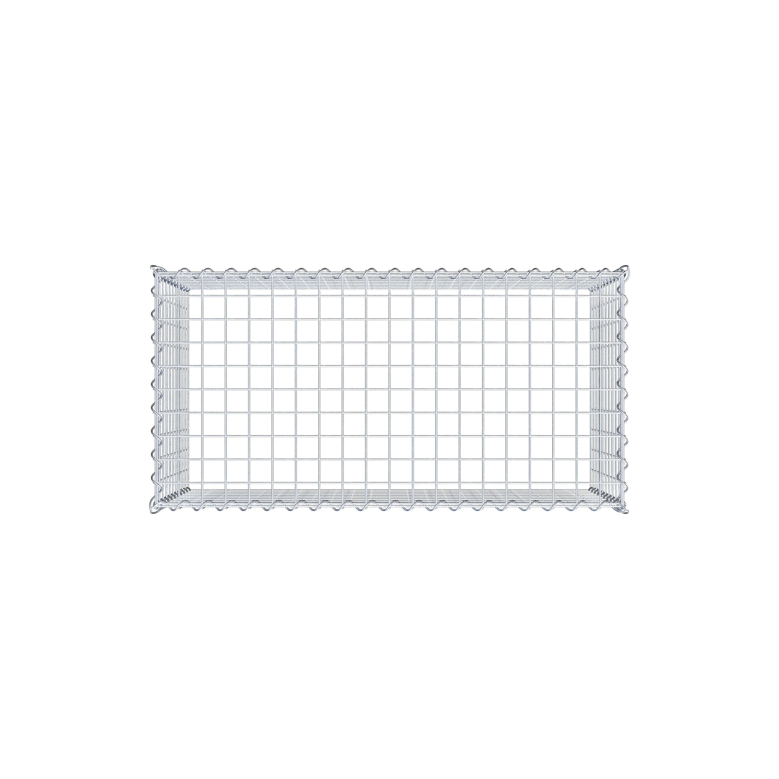 Grown-on gabion type 3 100 cm x 50 cm x 50 cm (L x H x D), mesh size 5 cm x 5 cm, spiral