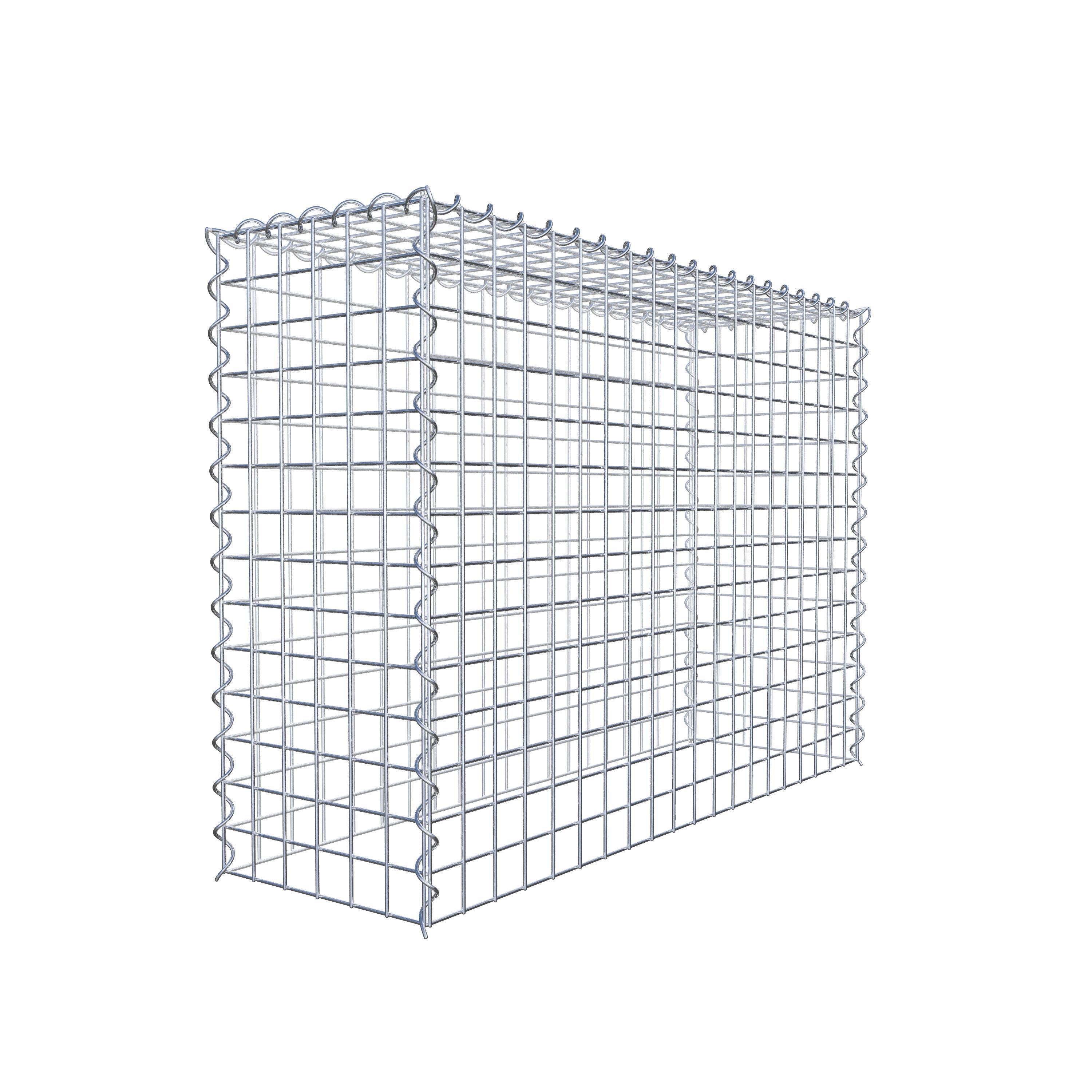 Grown-on gabion type 3 100 cm x 70 cm x 30 cm (L x H x D), mesh size 5 cm x 5 cm, spiral