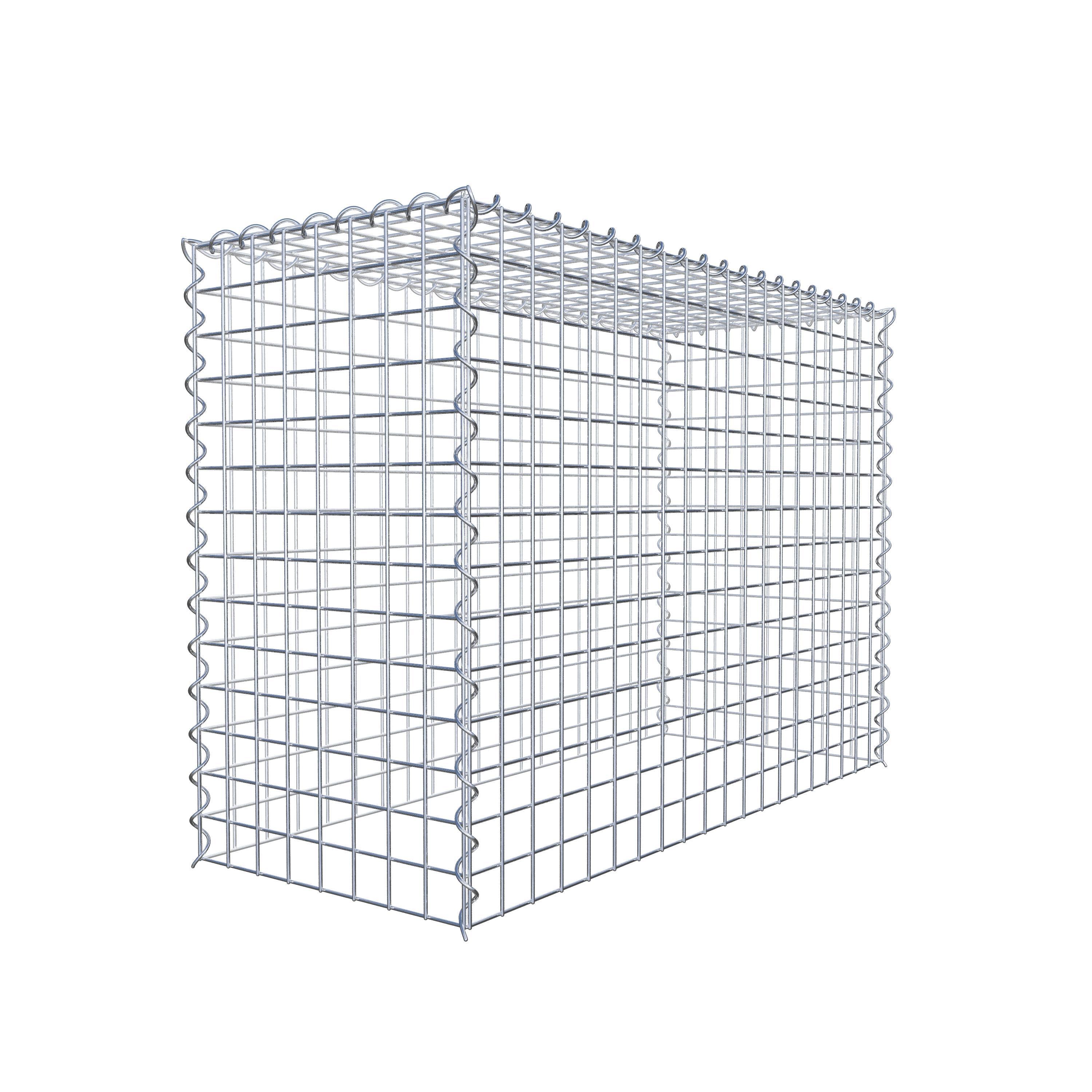 Grown-on gabion type 3 100 cm x 70 cm x 40 cm (L x H x D), mesh size 5 cm x 5 cm, spiral