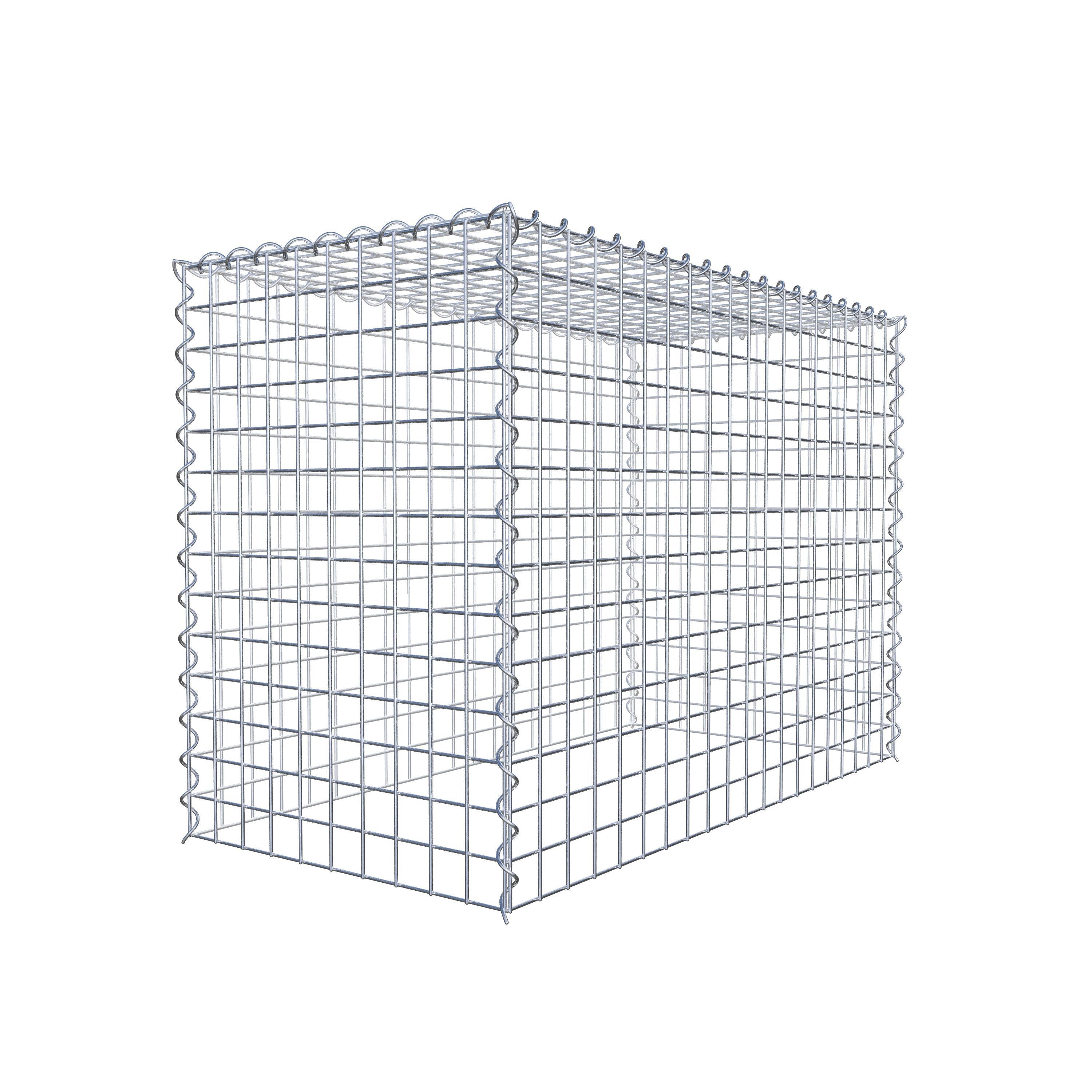 Grown-on gabion type 3 100 cm x 70 cm x 50 cm (L x H x D), mesh size 5 cm x 5 cm, spiral