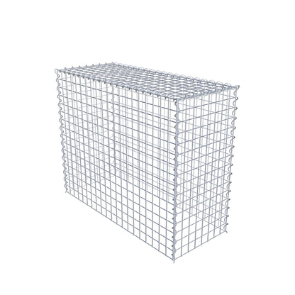 Opvokset gabion type 3 100 cm x 80 cm x 40 cm (L x H x D), maskestørrelse 5 cm x 5 cm, spiral