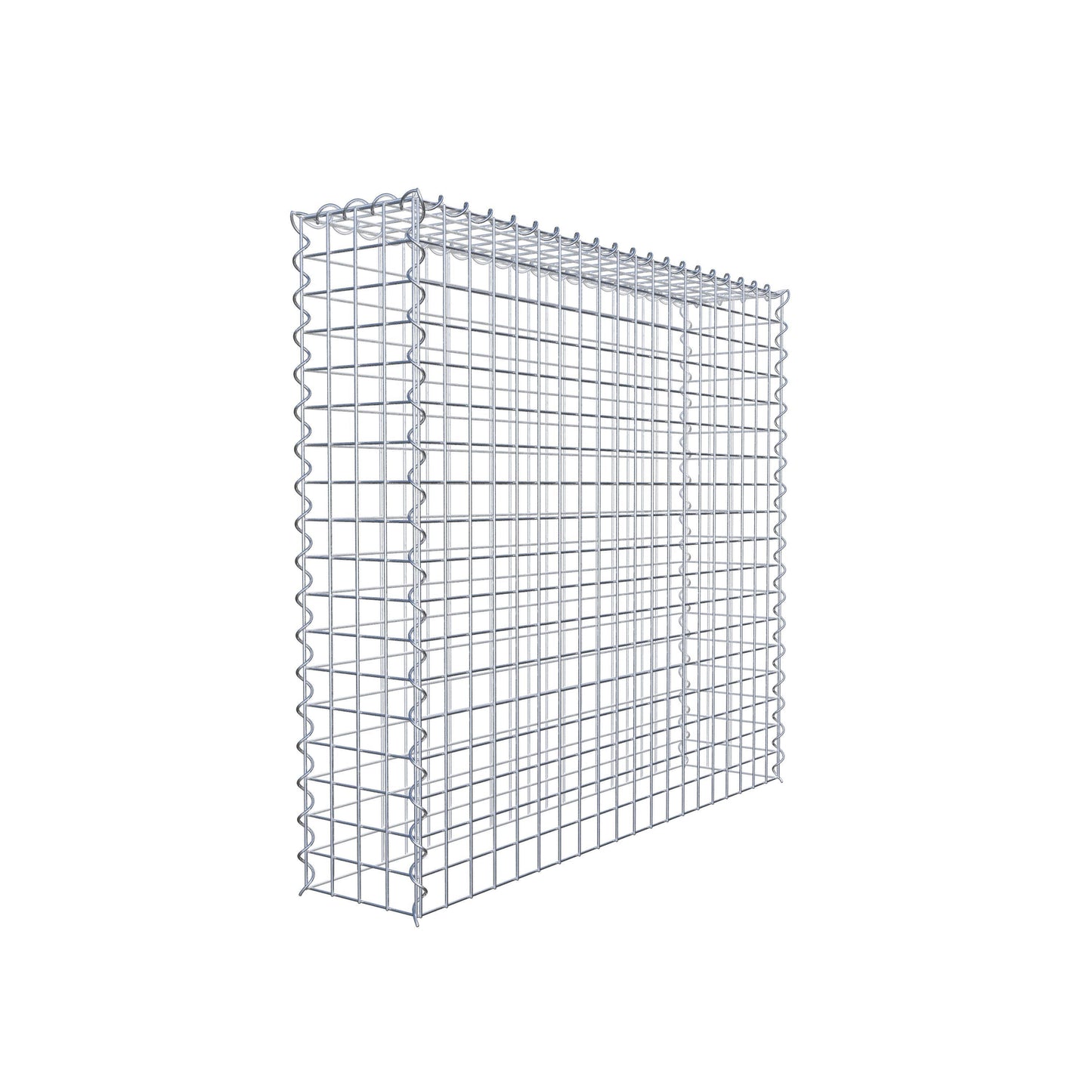 Extra gabion typ 3 100 cm x 90 cm x 20 cm (L x H x D), maskstorlek 5 cm x 5 cm, spiral