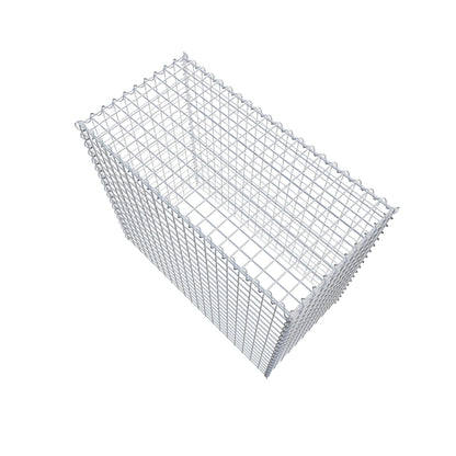 Opvokset gabion type 3 100 cm x 90 cm x 50 cm (L x H x D), maskestørrelse 5 cm x 5 cm, spiral
