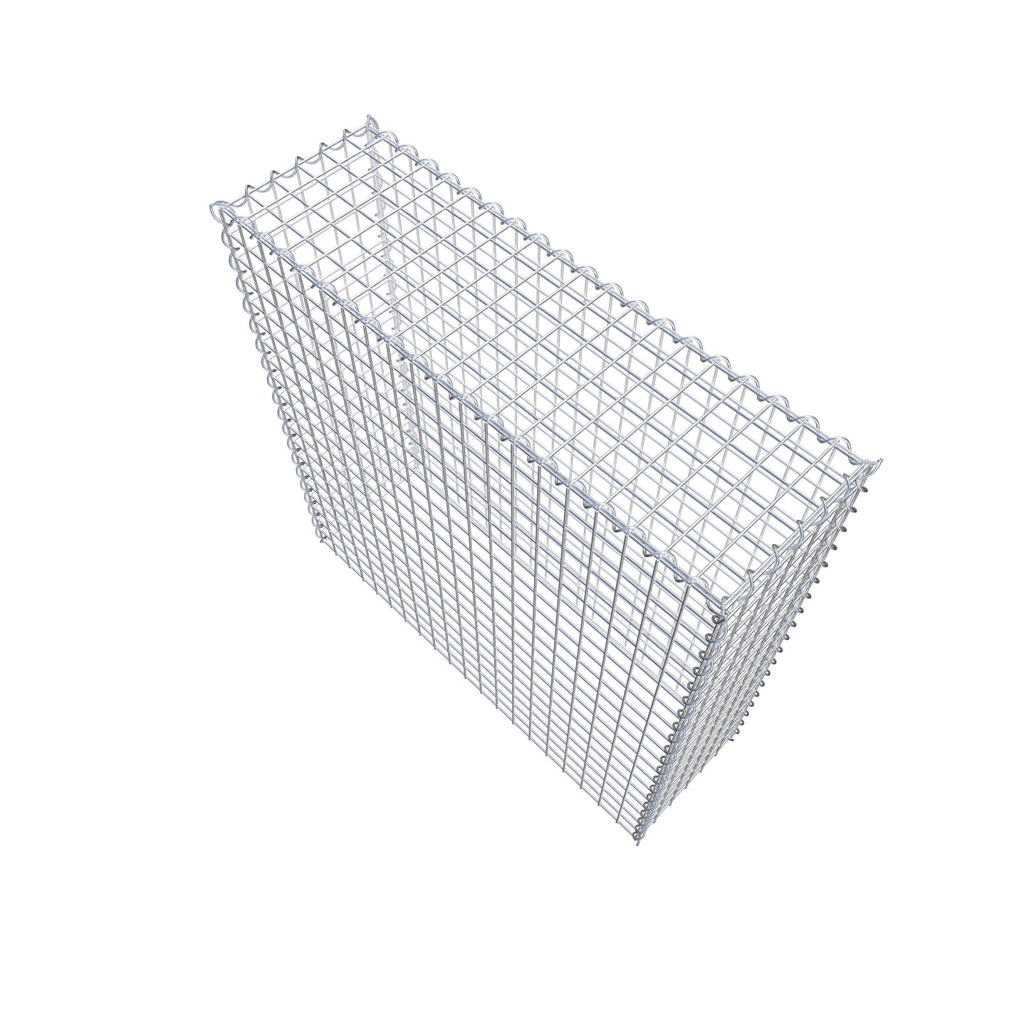 Add-on schanskorf type 3 100 cm x 100 cm x 30 cm (L x H x D), maaswijdte 5 cm x 5 cm, spiraalvormig
