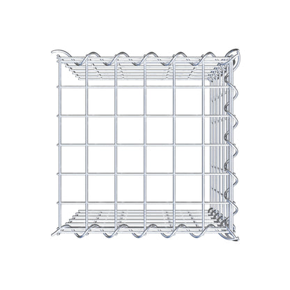 Opvokset gabion type 4 30 cm x 30 cm x 30 cm (L x H x D), maskestørrelse 5 cm x 5 cm, spiral