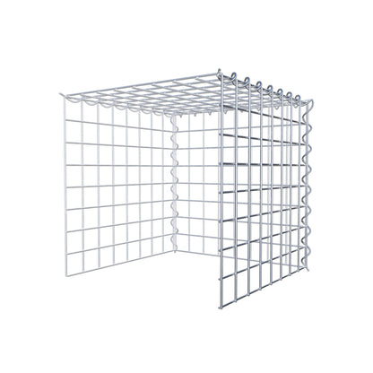 Anbaugabione Typ 4 40 cm x 40 cm x 40 cm (L x H x T), Maschenweite 5 cm x 5 cm, Spirale