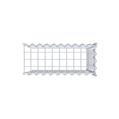 Extra gabion typ 4 50 cm x 50 cm x 20 cm (L x H x D), maskstorlek 5 cm x 5 cm, spiral