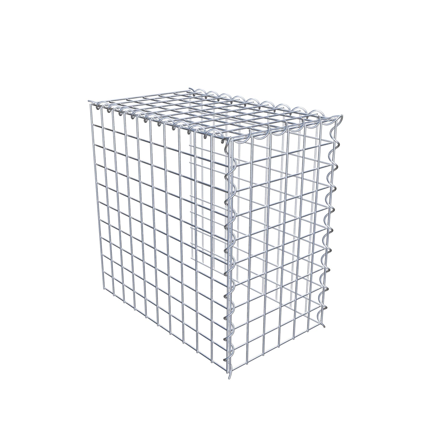 Extra gabion typ 4 50 cm x 50 cm x 30 cm (L x H x D), maskstorlek 5 cm x 5 cm, spiral