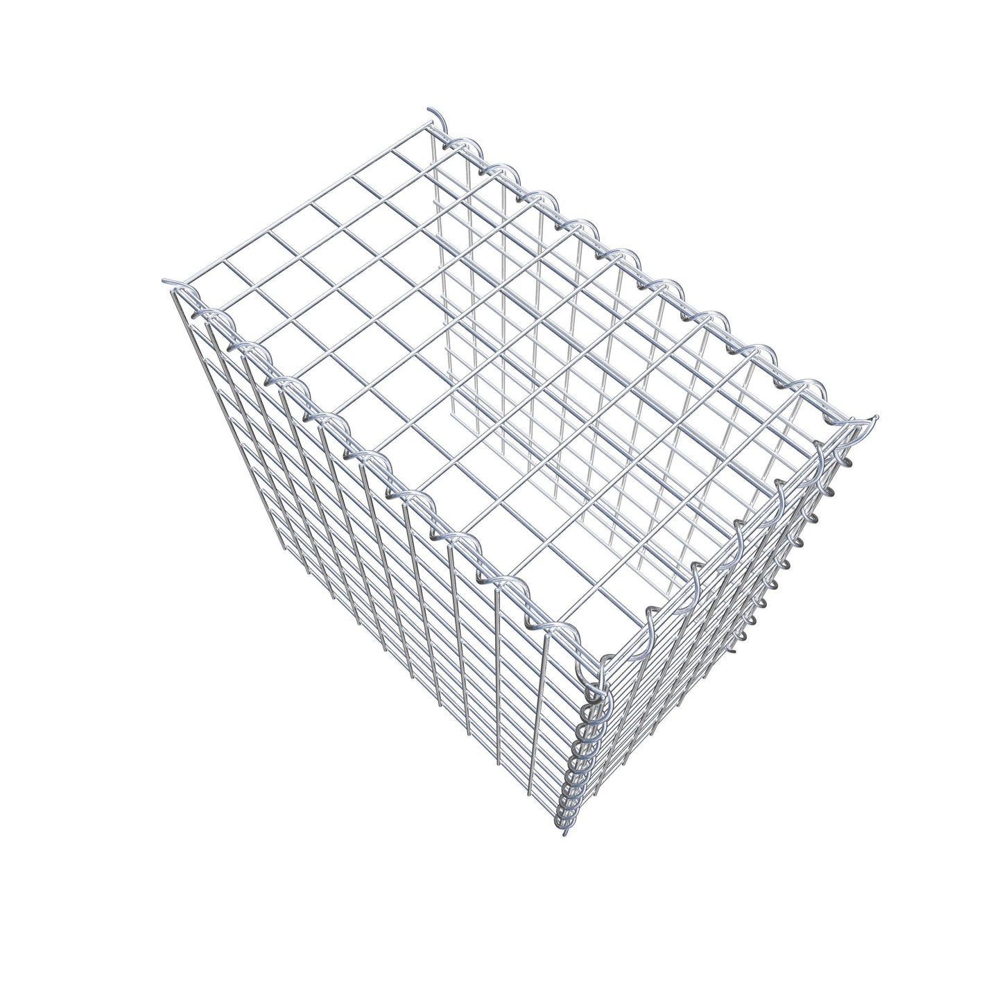 Extra gabion typ 4 50 cm x 50 cm x 30 cm (L x H x D), maskstorlek 5 cm x 5 cm, spiral