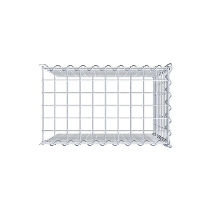 Extra gabion typ 4 50 cm x 50 cm x 30 cm (L x H x D), maskstorlek 5 cm x 5 cm, spiral