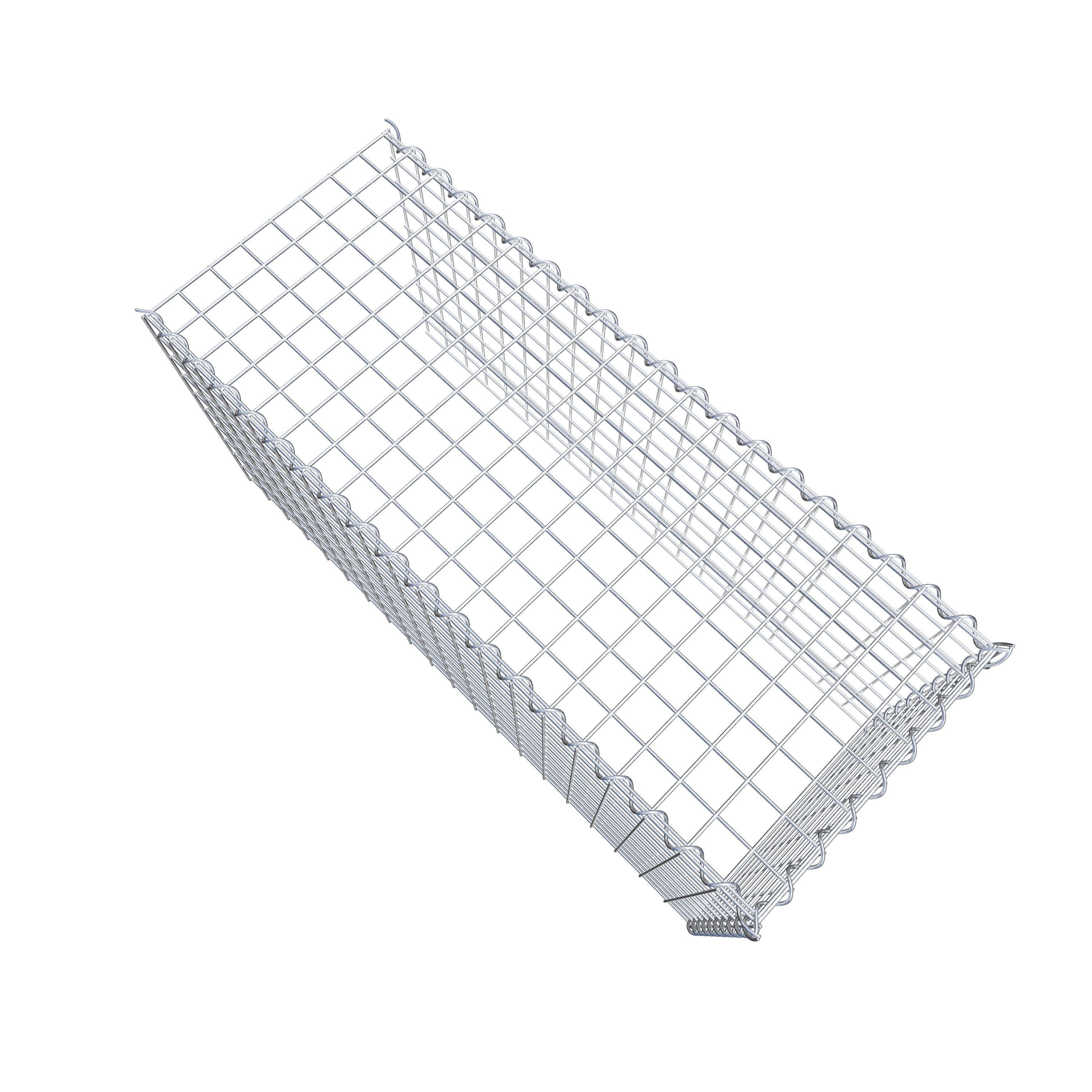 Grown-on gabion type 4 100 cm x 50 cm x 40 cm (L x H x D), mesh size 5 cm x 5 cm, spiral