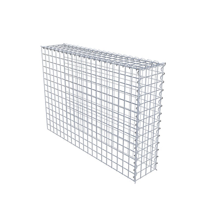 Grown-on gabion type 4 100 cm x 70 cm x 20 cm (L x H x D), mesh size 5 cm x 5 cm, spiral