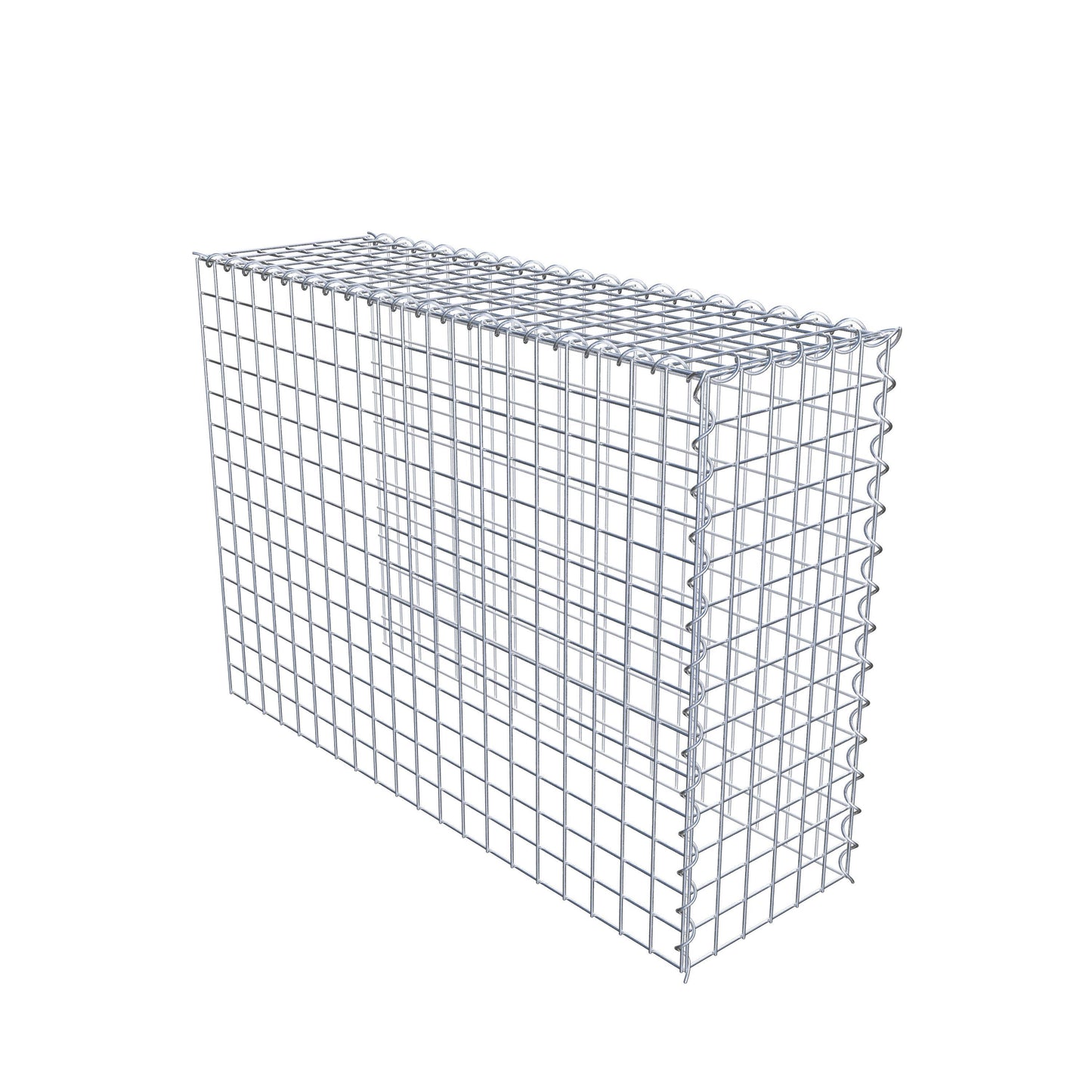 Grown-on gabion type 4 100 cm x 70 cm x 30 cm (L x H x D), mesh size 5 cm x 5 cm, spiral