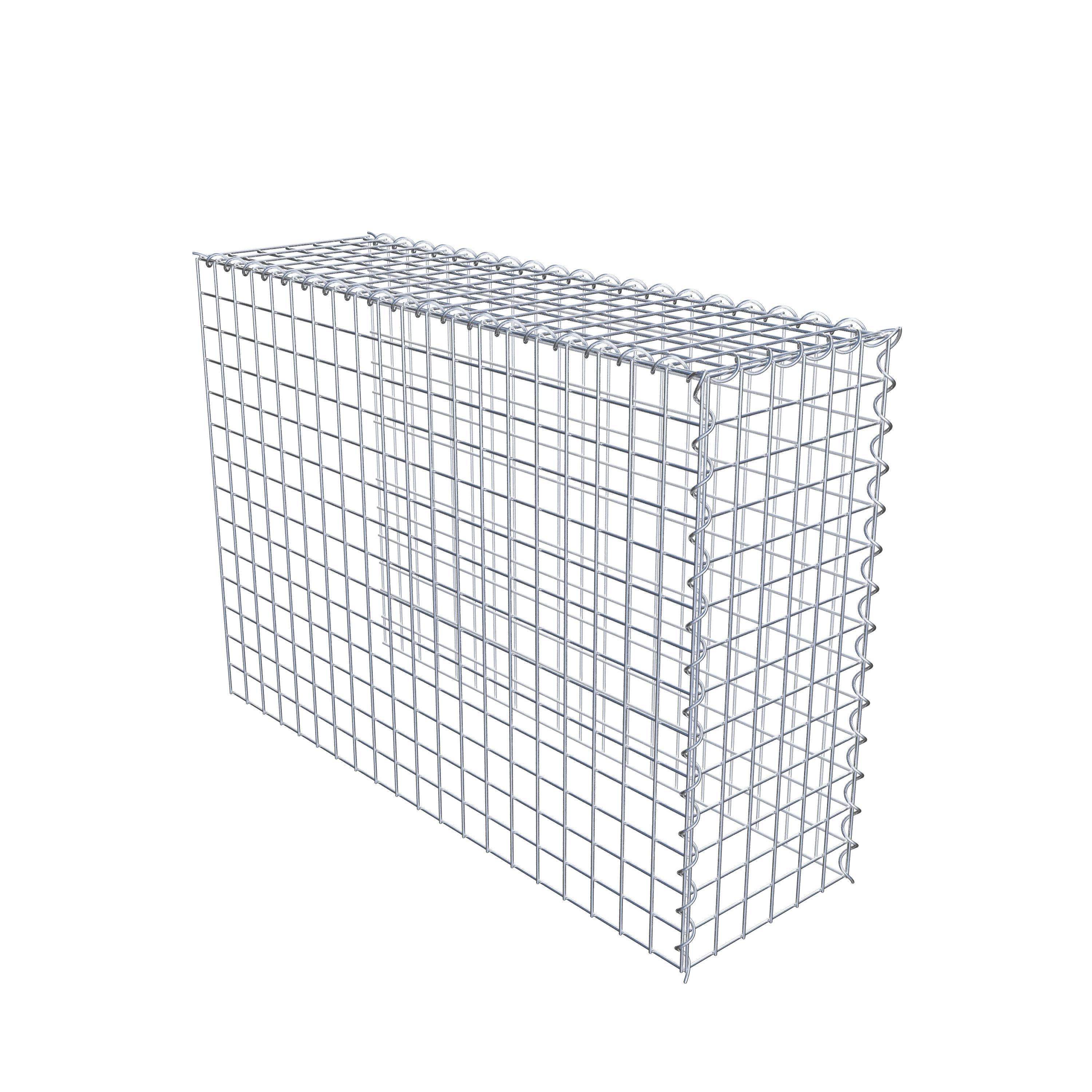 Påväxt gabion typ 4 100 cm x 70 cm x 30 cm (L x H x D), maskstorlek 5 cm x 5 cm, spiral