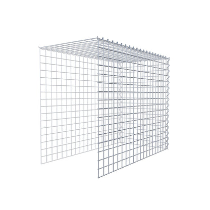 Grown-on gabion type 4 100 cm x 80 cm x 50 cm (L x H x D), mesh size 5 cm x 5 cm, spiral