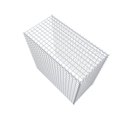 Gabbione aggiuntivo tipo 4 100 cm x 100 cm x 50 cm (L x H x P), dimensione maglia 5 cm x 5 cm, a spirale