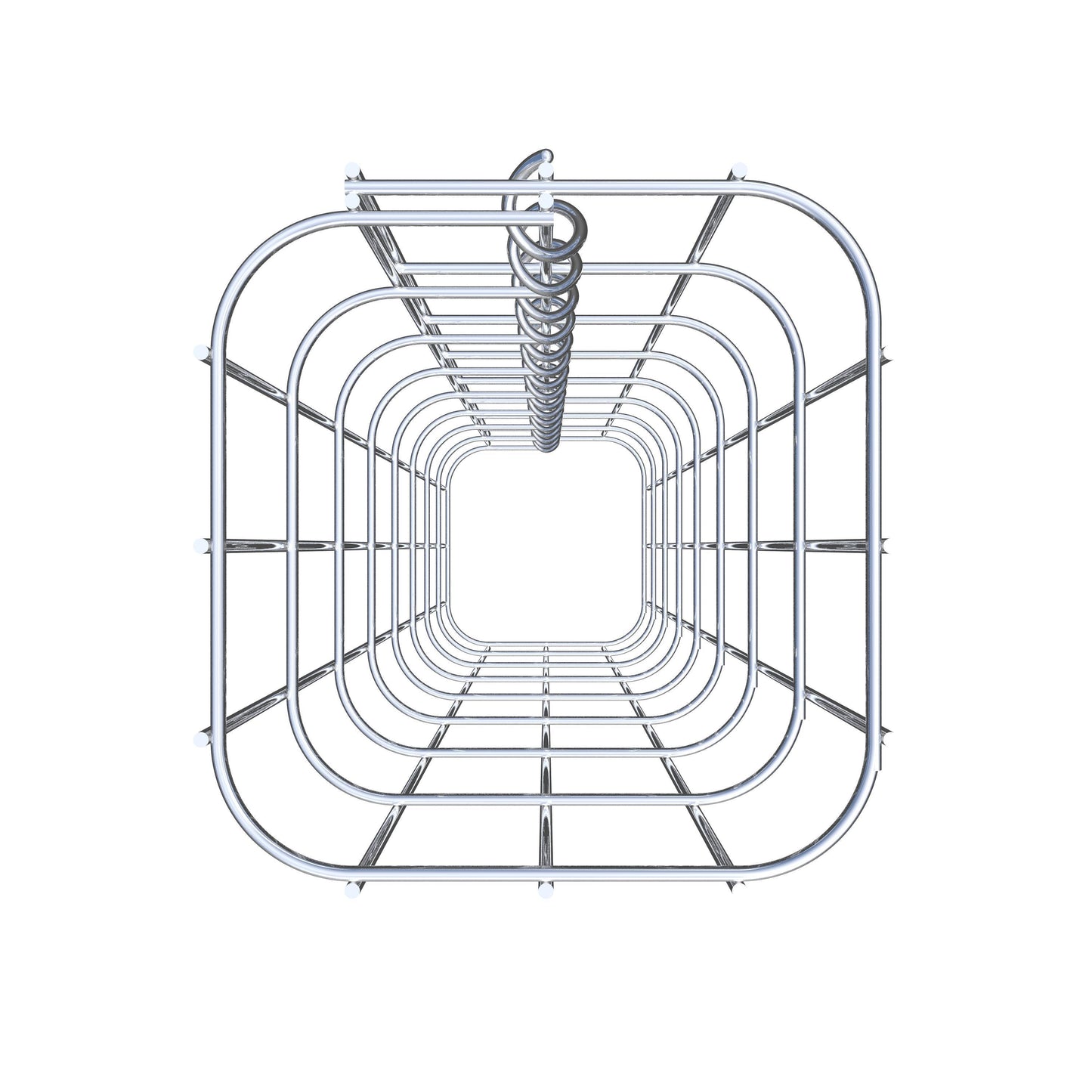 Columna de gaviones cuadrada 17 cm x 17 cm, 80 cm de altura, MW 5 cm x 10 cm