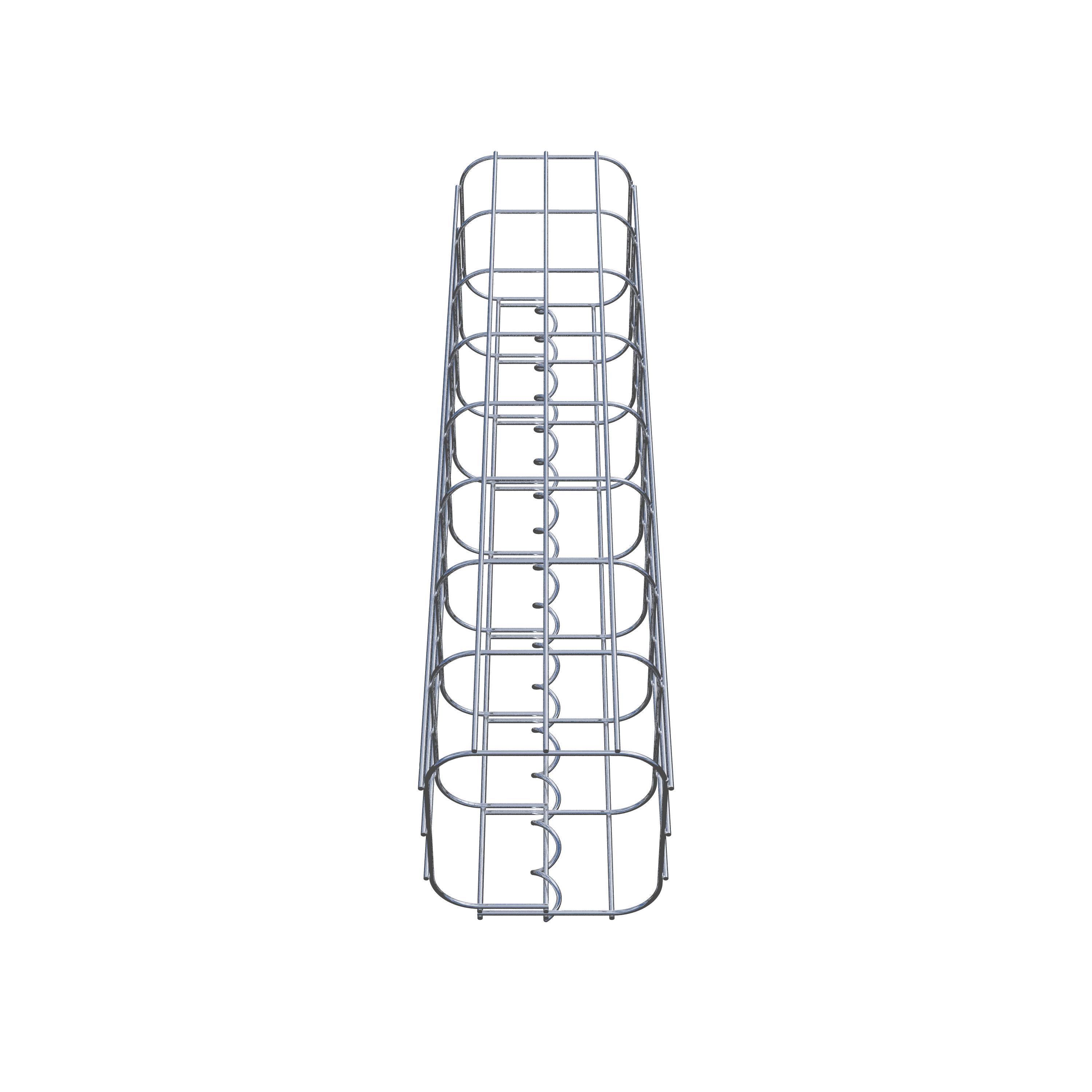 Gabion column square 17 cm x 17 cm, 80 cm height, MW 5 cm x 10 cm