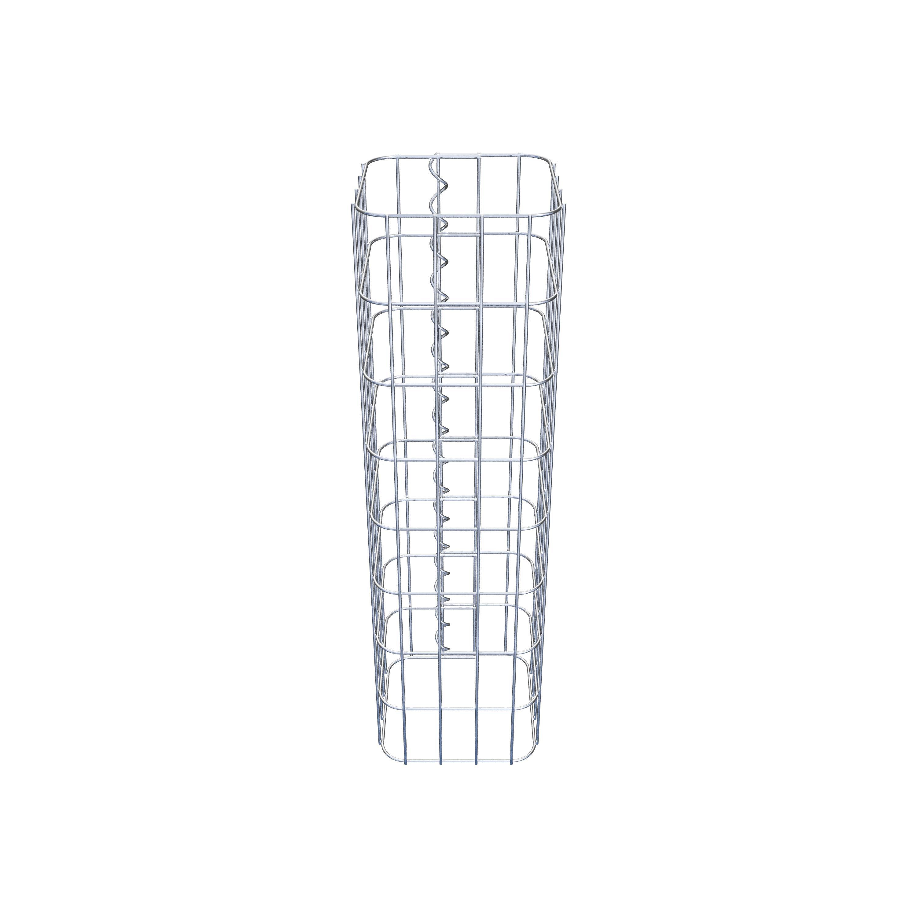 Gabion column square 22 cm x 22 cm, 80 cm height, MW 5 cm x 10 cm