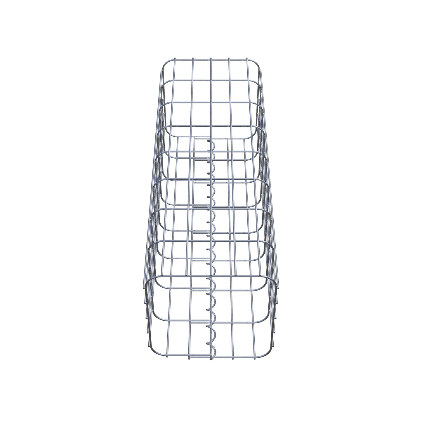 Gabion column square 27 cm x 27 cm, 80 cm height, MW 5 cm x 10 cm