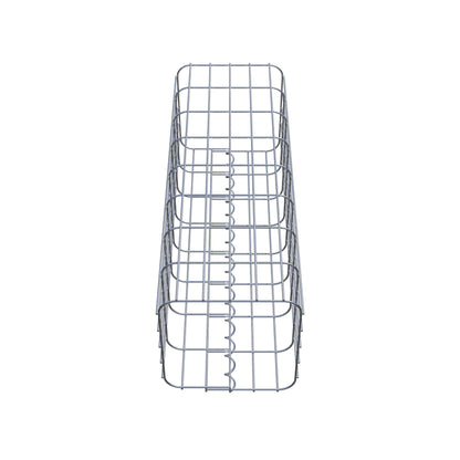 Gabion column square 27 cm x 27 cm, 80 cm height, MW 5 cm x 10 cm