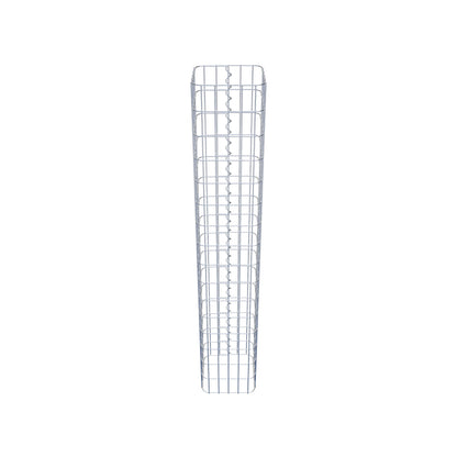 Colonne de gabion carrée 27 cm x 27 cm, 160 cm de hauteur, MW 5 cm x 10 cm