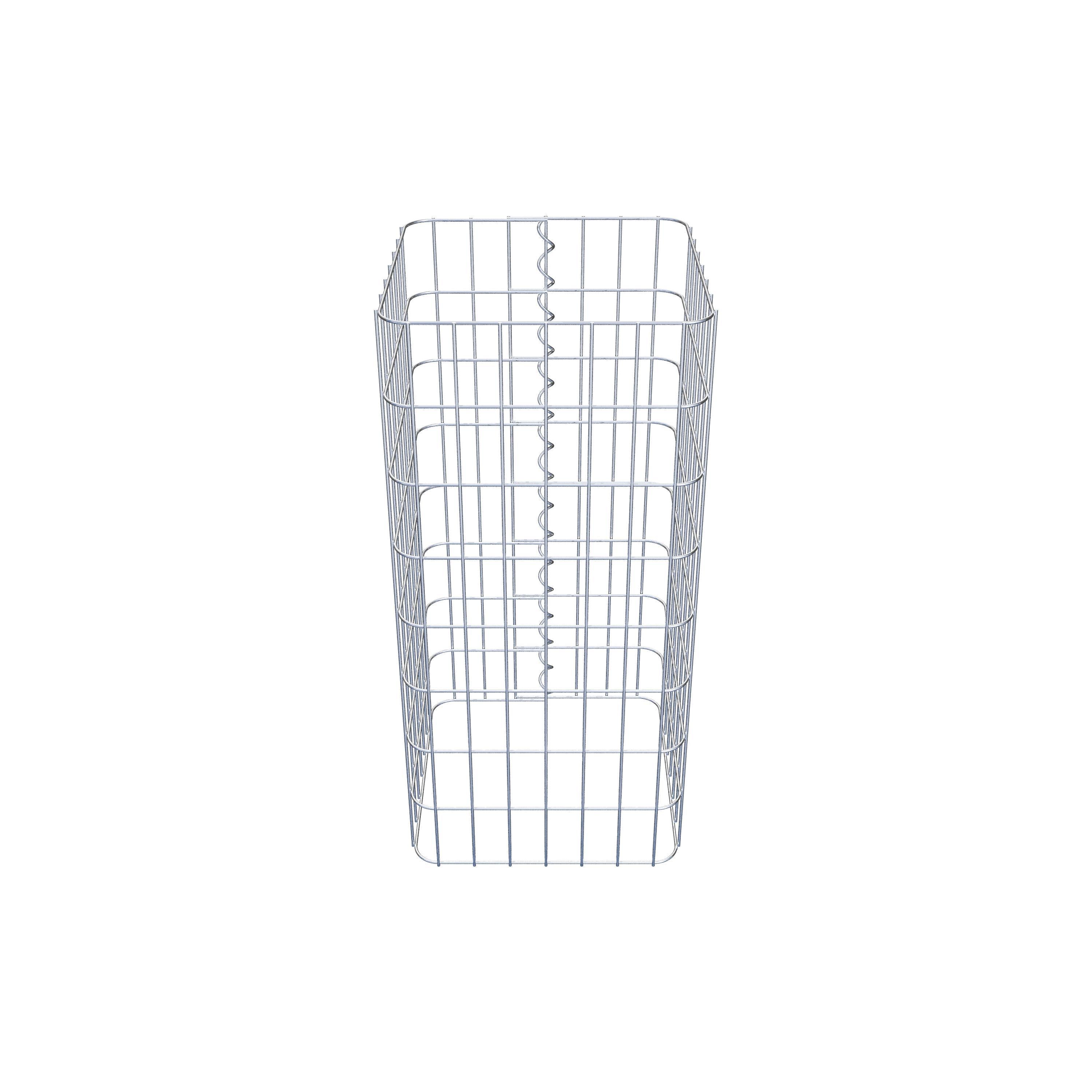 Gabion column square 37 cm x 37 cm, 80 cm height, MW 5 cm x 10 cm