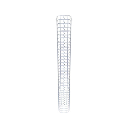 Colonne de gabion carrée 17 cm x 17 cm, 160 cm de hauteur, MW 5 cm x 5 cm