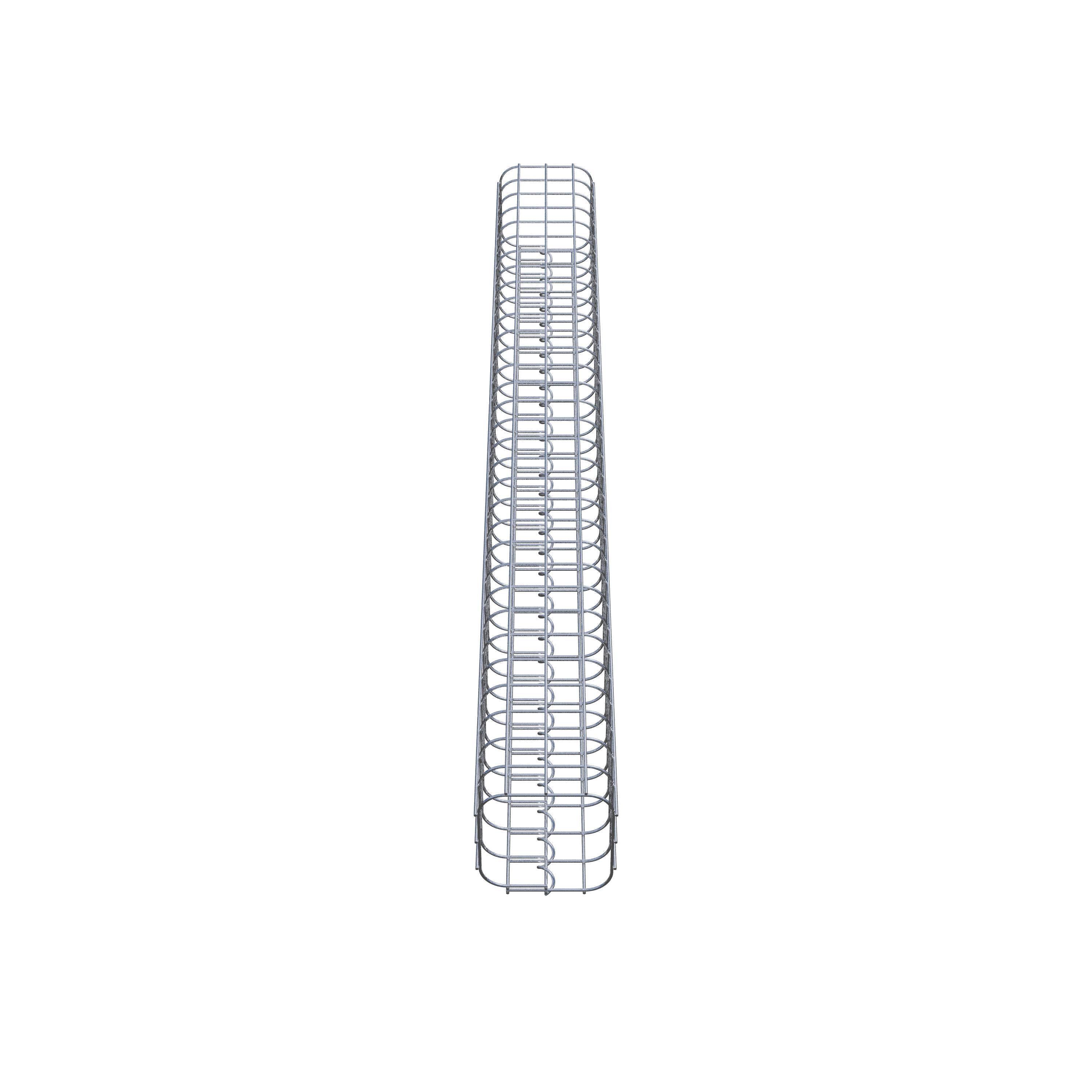 Gabion column square 17 cm x 17 cm, 160 cm height, MW 5 cm x 5 cm