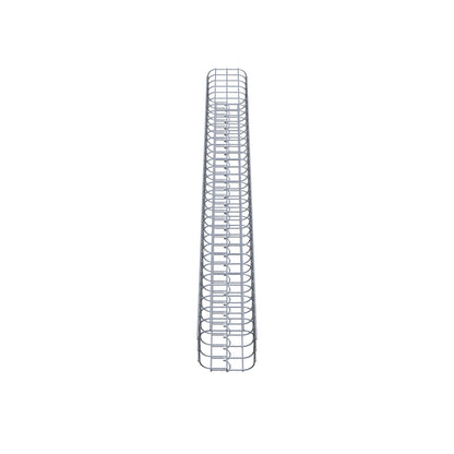 Colonne de gabion carrée 17 cm x 17 cm, 160 cm de hauteur, MW 5 cm x 5 cm