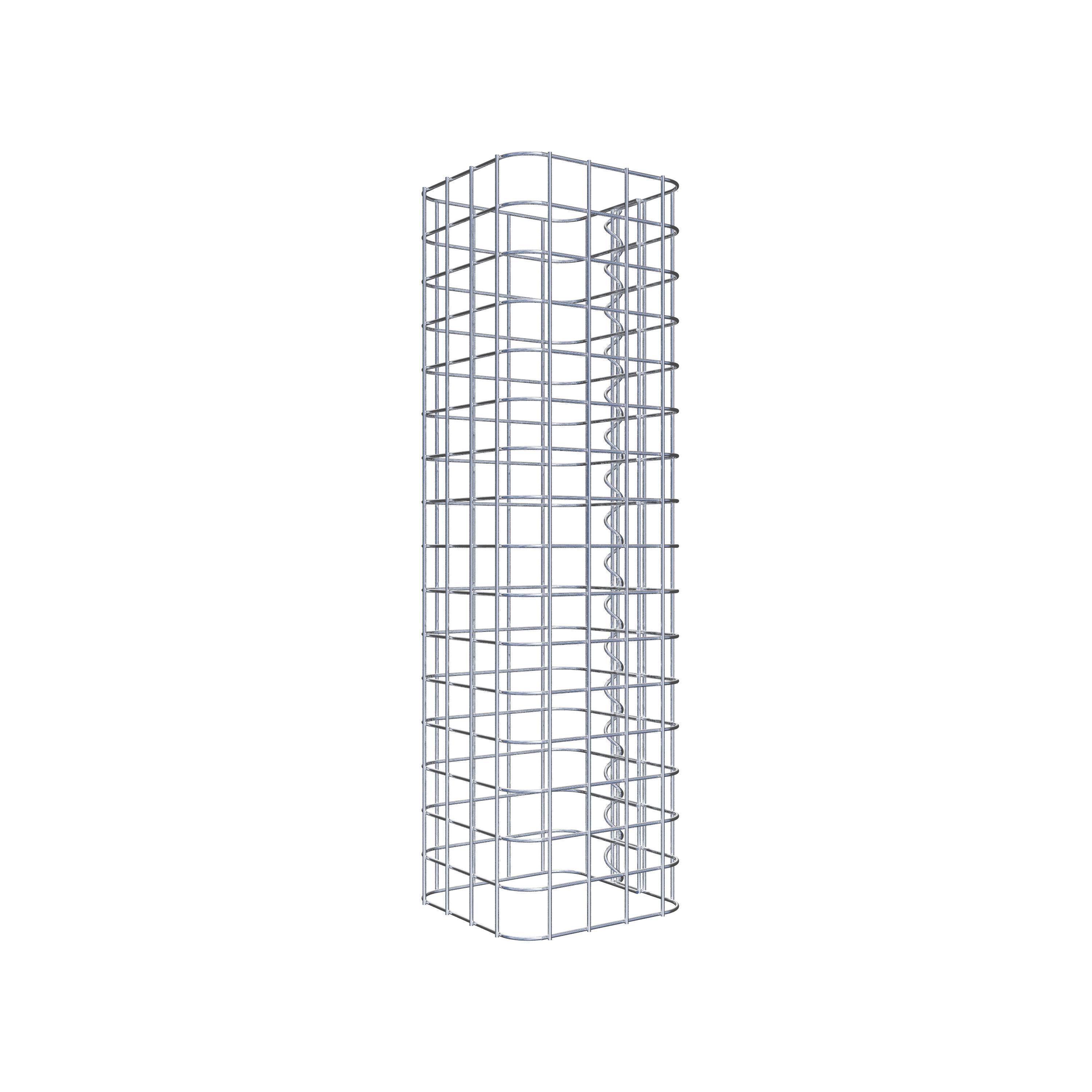 Gabion column square 22 cm x 22 cm, 80 cm height, MW 5 cm x 5 cm