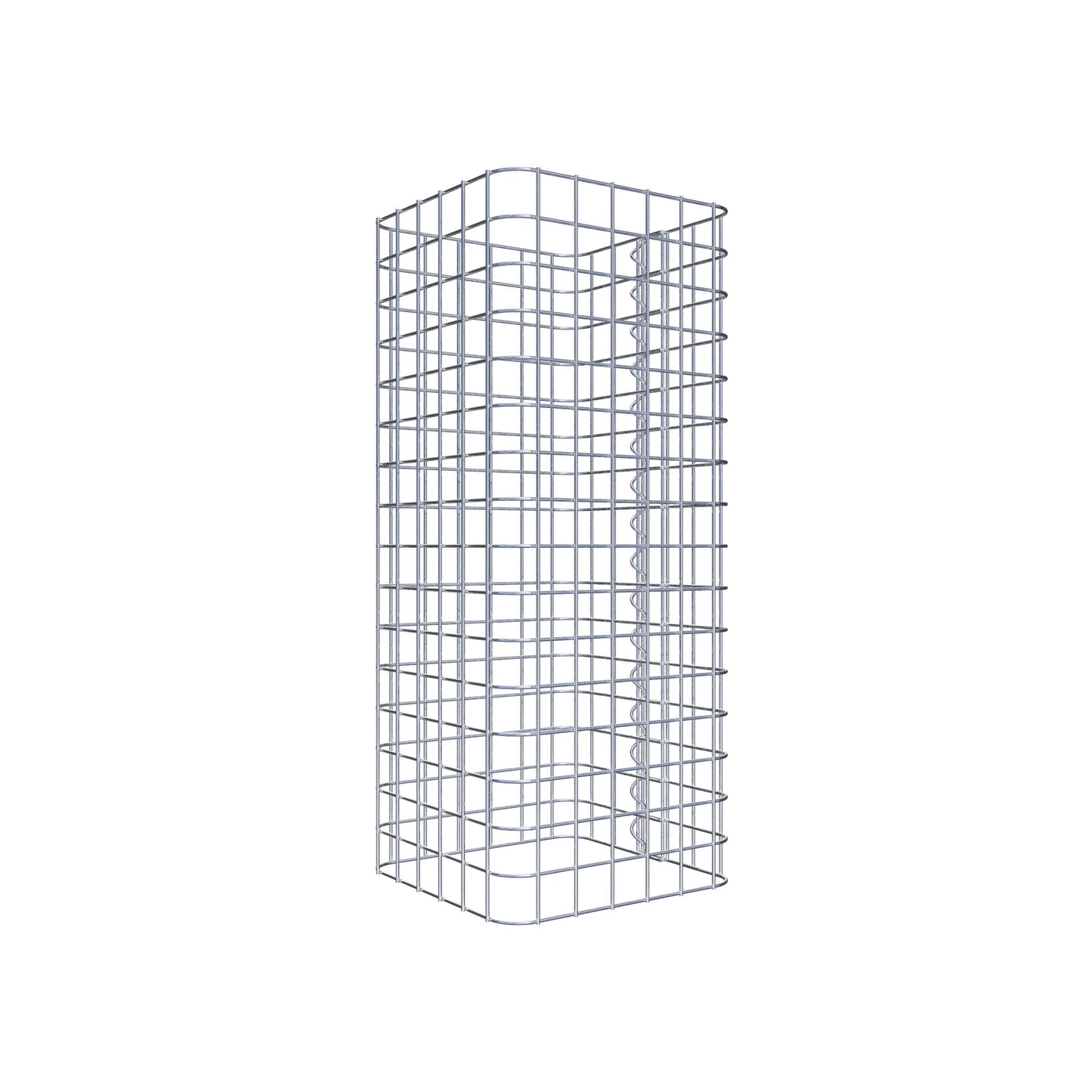 Colonne de gabion carrée 32 cm x 32 cm, hauteur 80 cm, MW 5 cm x 5 cm