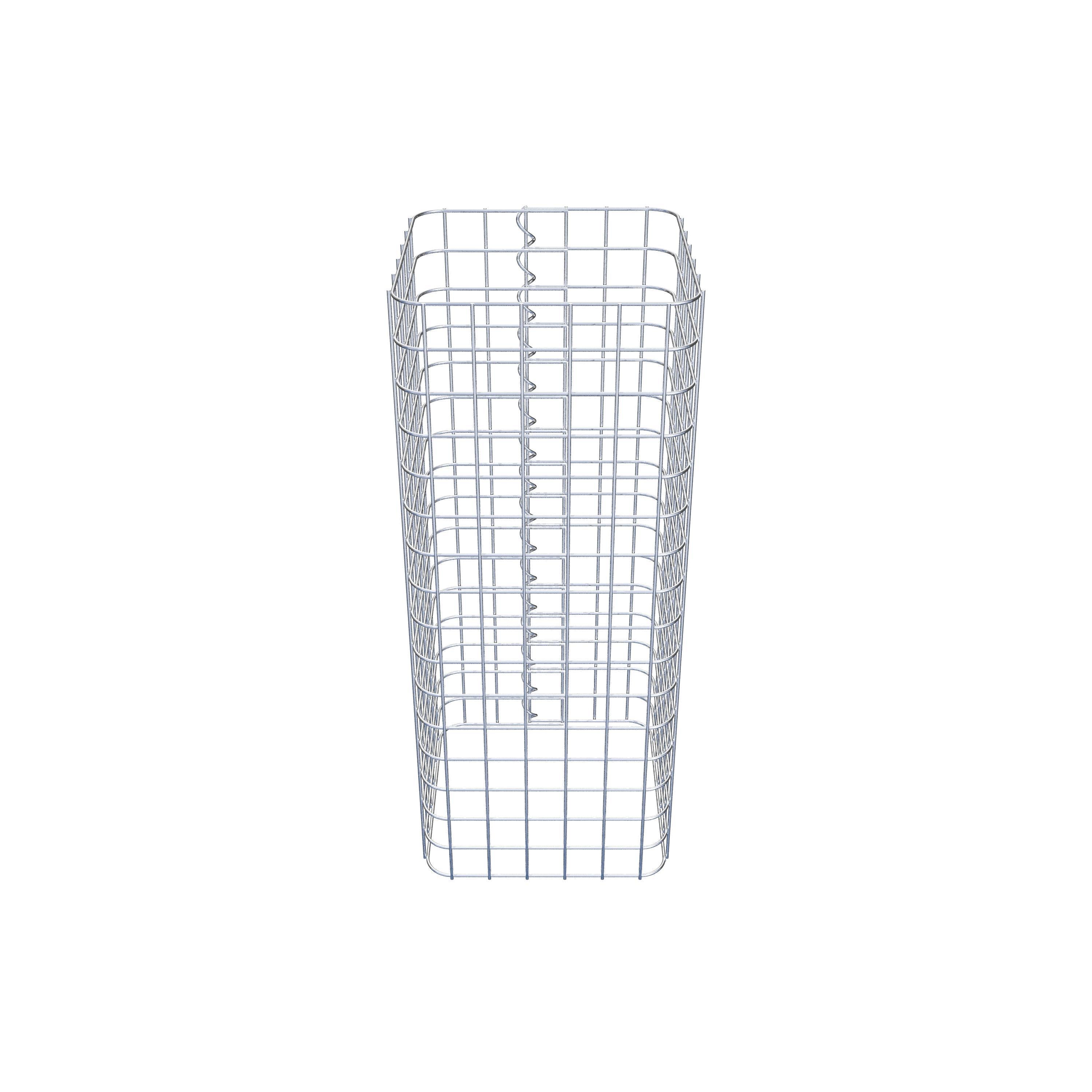 Gabion column square 32 cm x 32 cm, 80 cm height, MW 5 cm x 5 cm