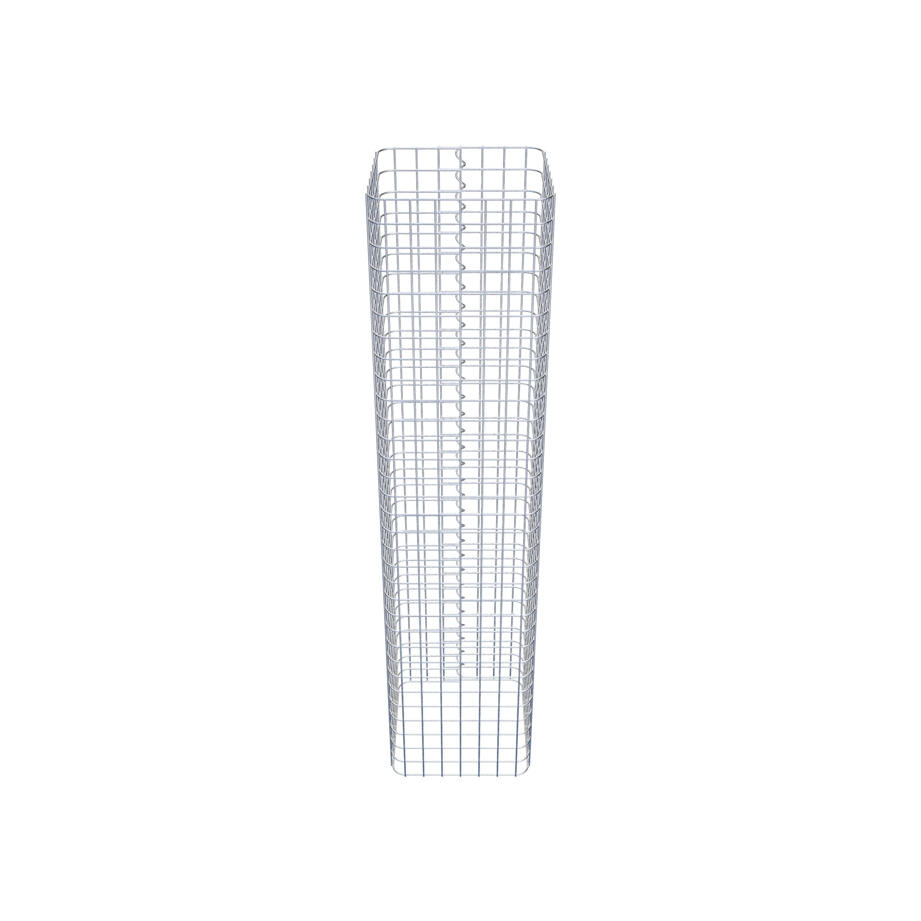 Gabion column square 37 cm x 37 cm, 160 cm height, MW 5 cm x 5 cm