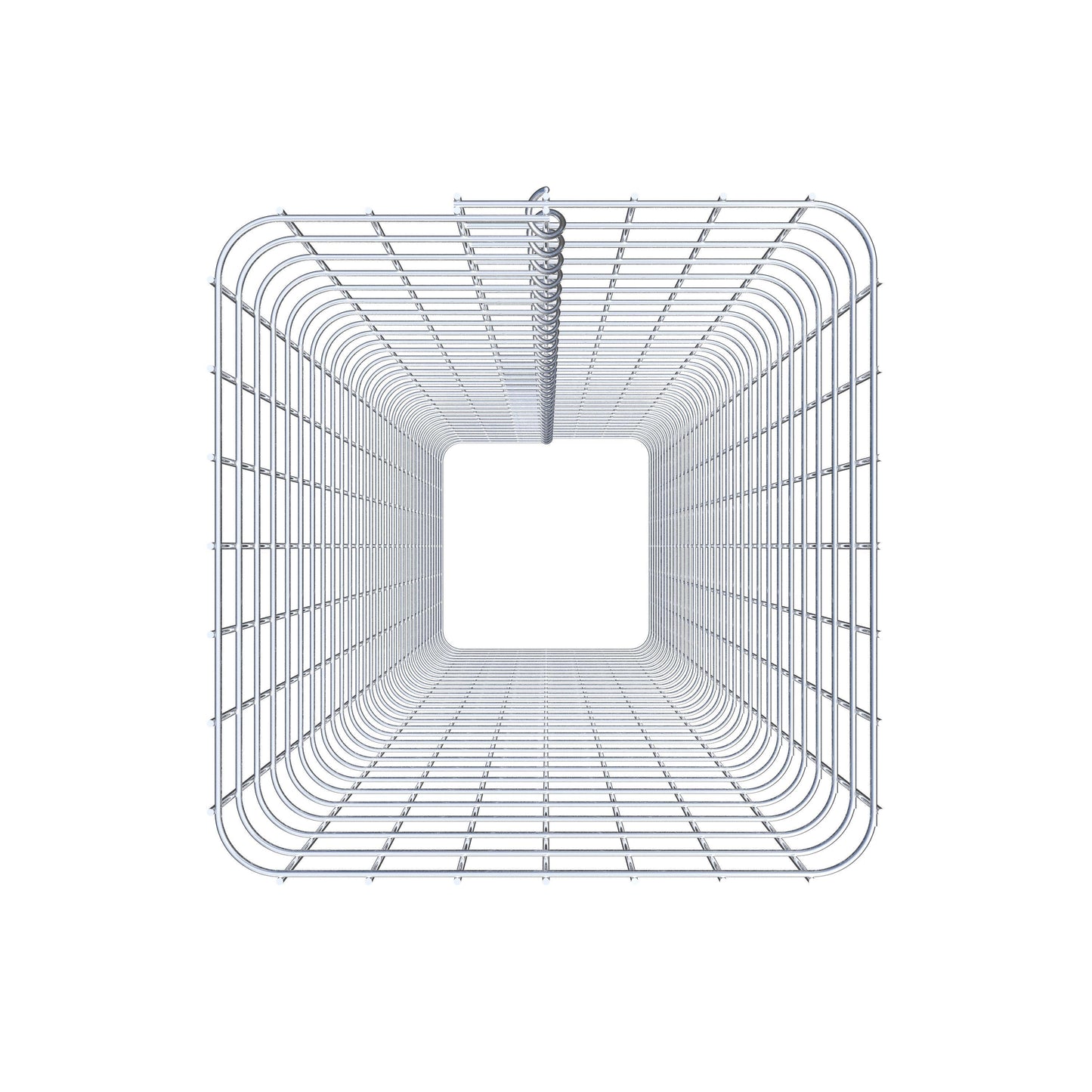 Colonne de gabion carrée 37 cm x 37 cm, 160 cm de hauteur, MW 5 cm x 5 cm