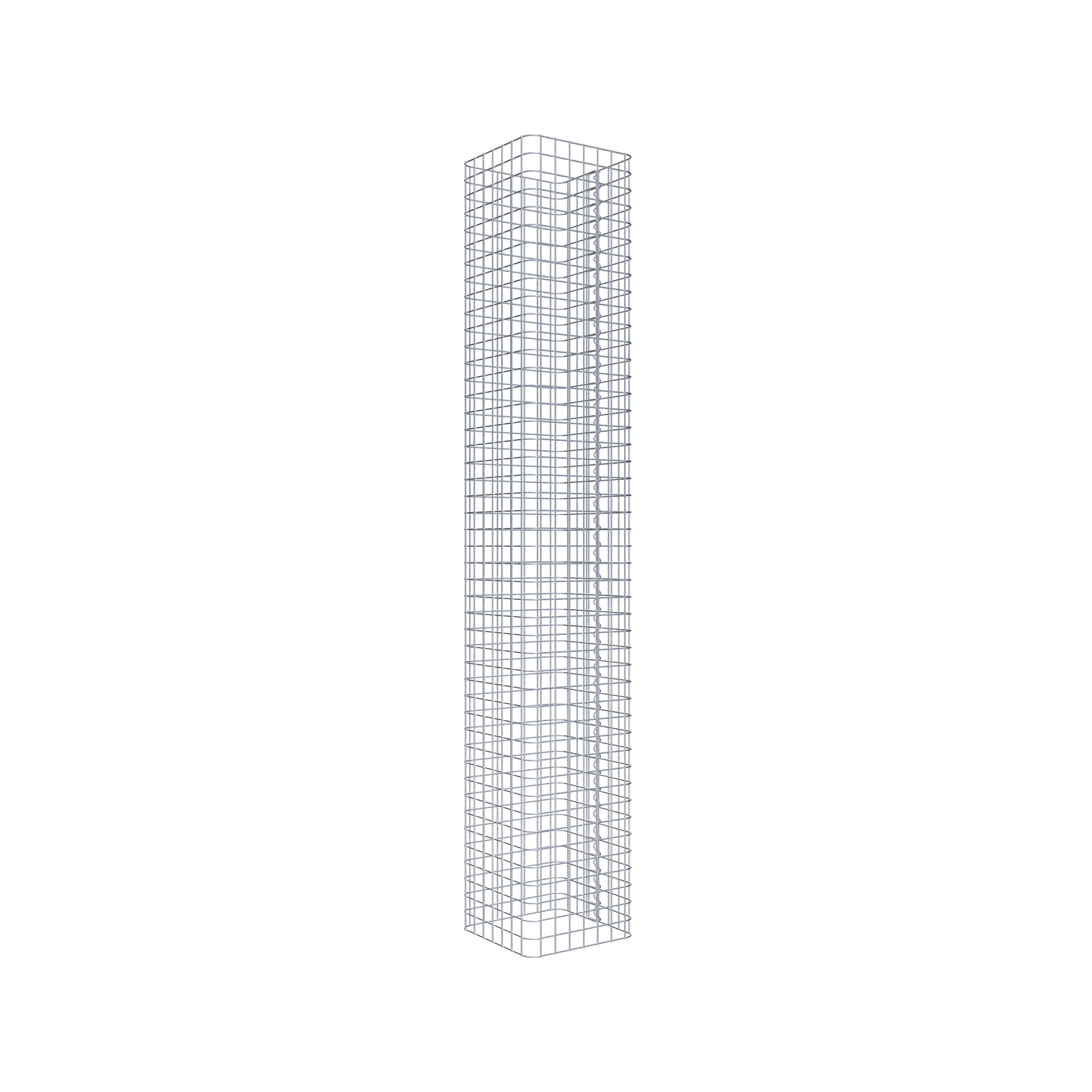 Gabion column square 37 cm x 37 cm, 230 cm high, MW 5 cm x 5 cm