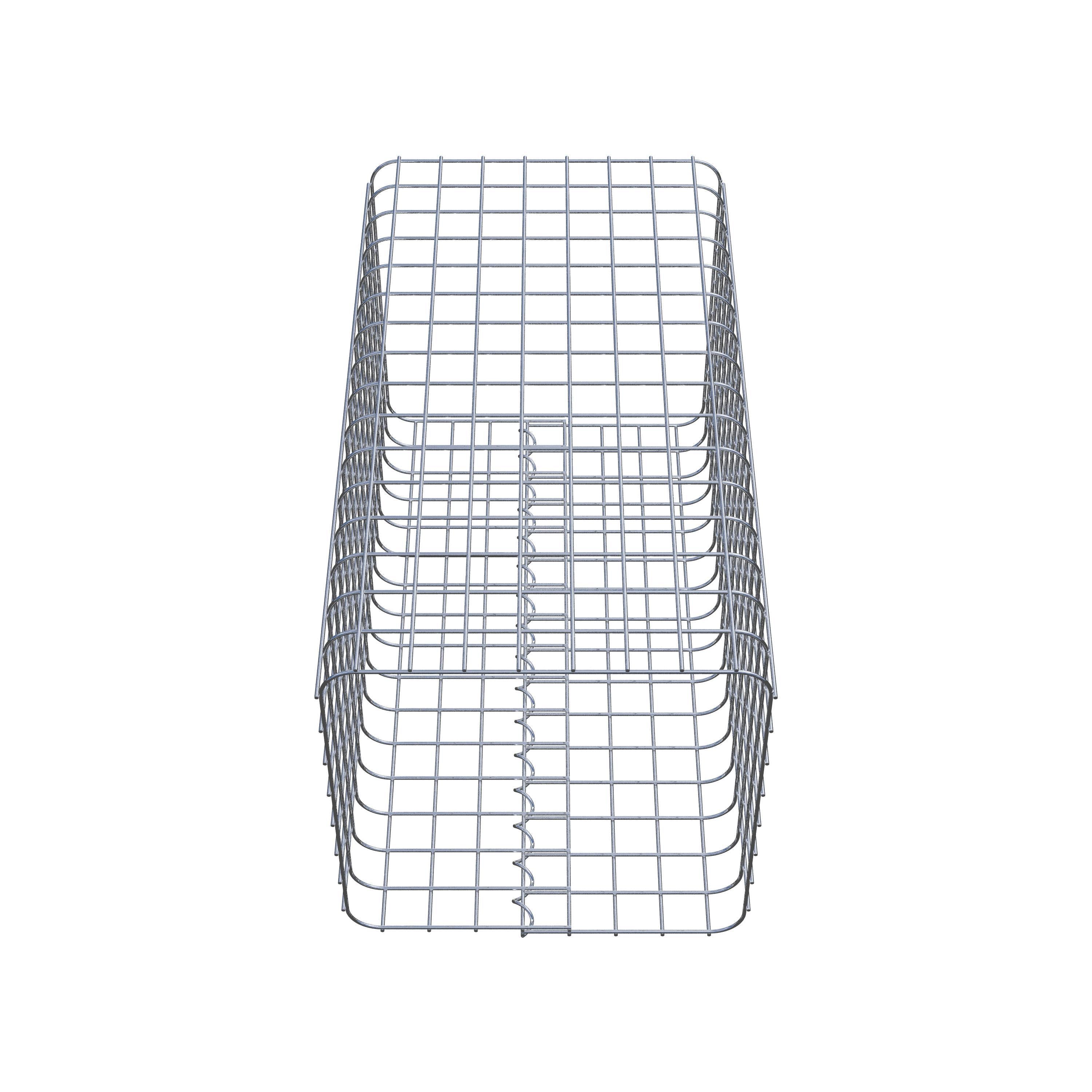 Gabion column square 42 cm x 42 cm, 80 cm height, MW 5 cm x 5 cm