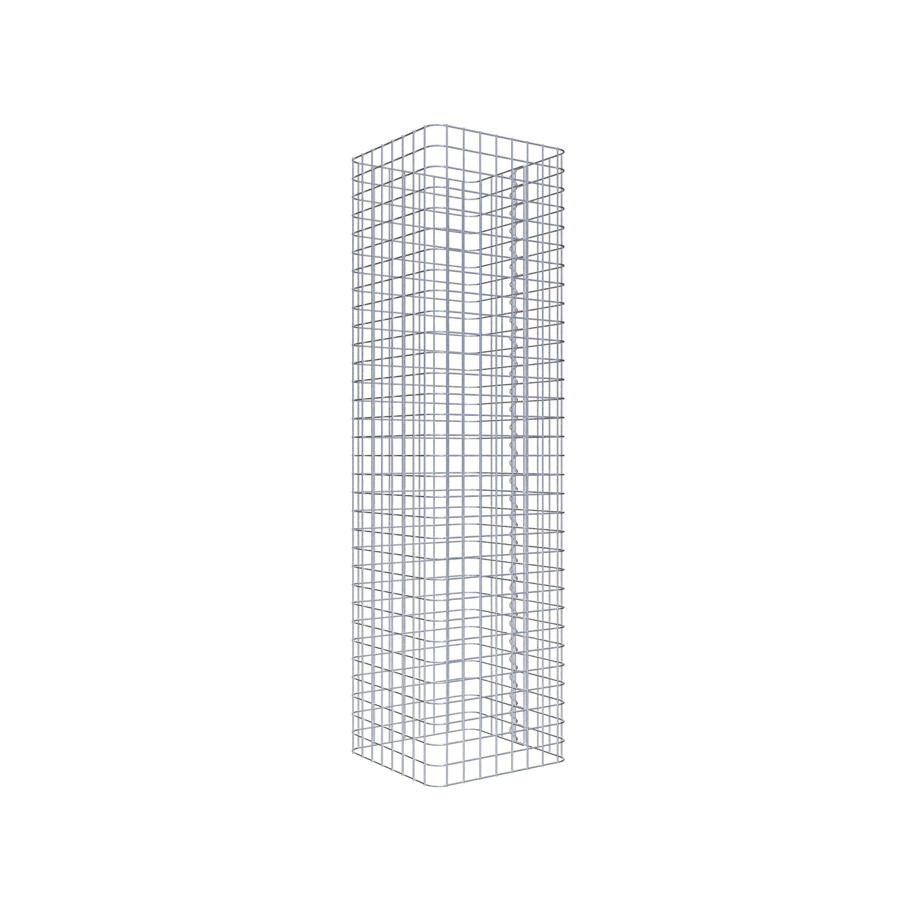 Gabion column square 42 cm x 42 cm, 160 cm height, MW 5 cm x 5 cm