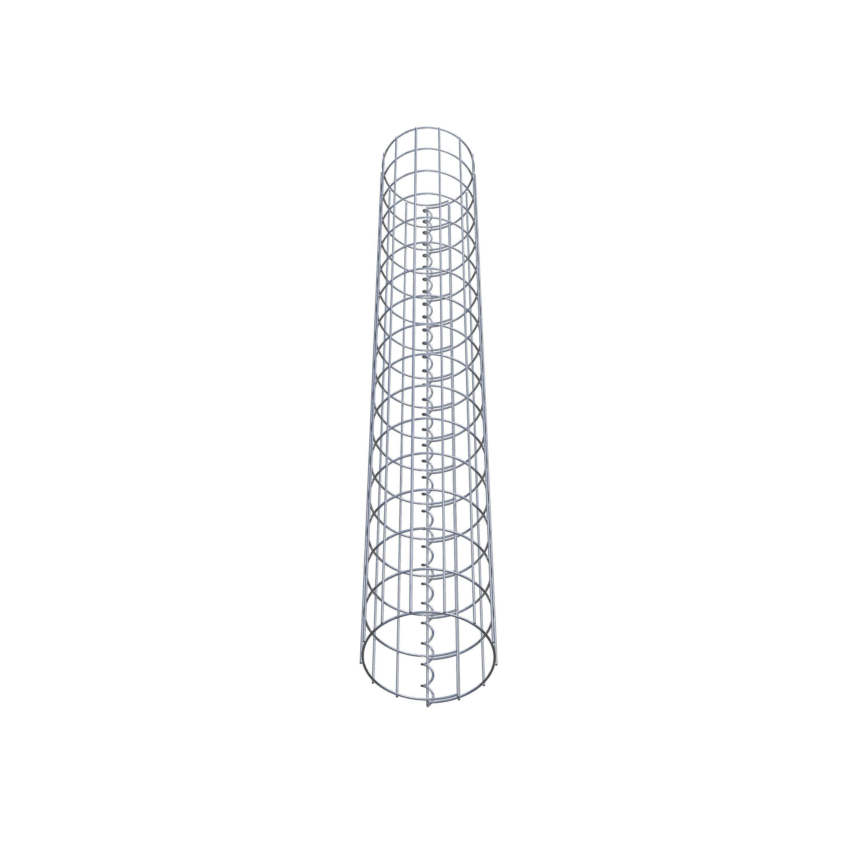 Gabionsøjle diameter 22 cm, MW 5 x 10 cm rund