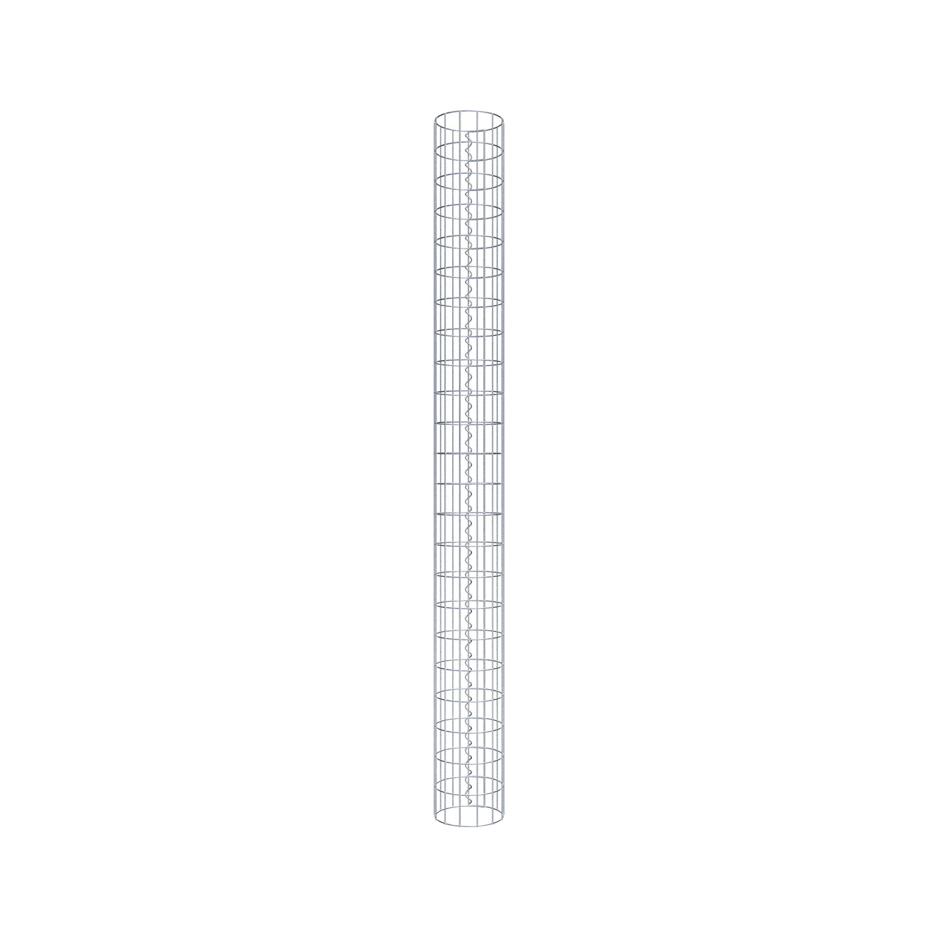 Colonne de gabion diamètre 22 cm, MW 5 x 10 cm rond