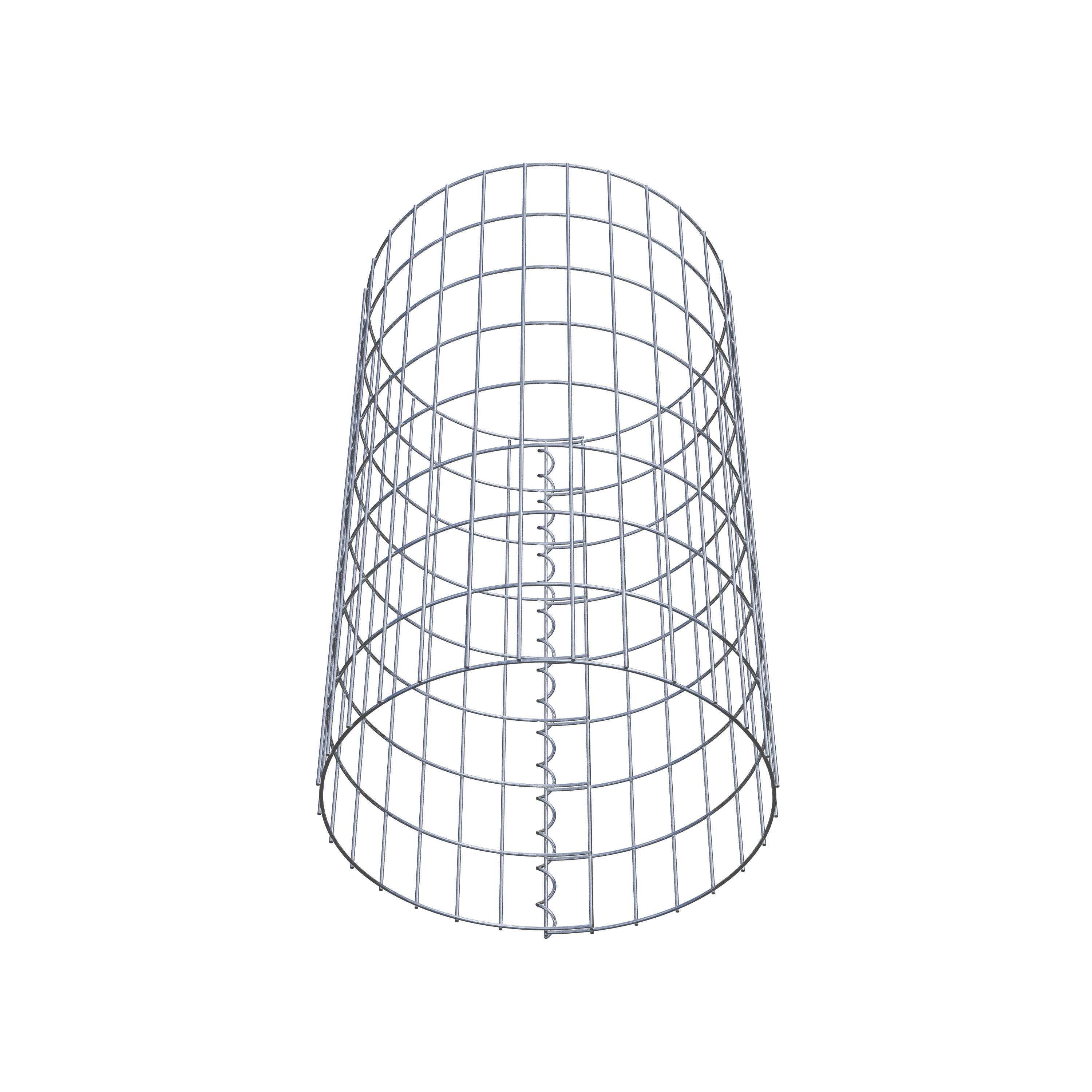 Gabionsøjle ca. 47 cm diameter, 80 cm højde, maskestørrelse 5 cm x 10 cm