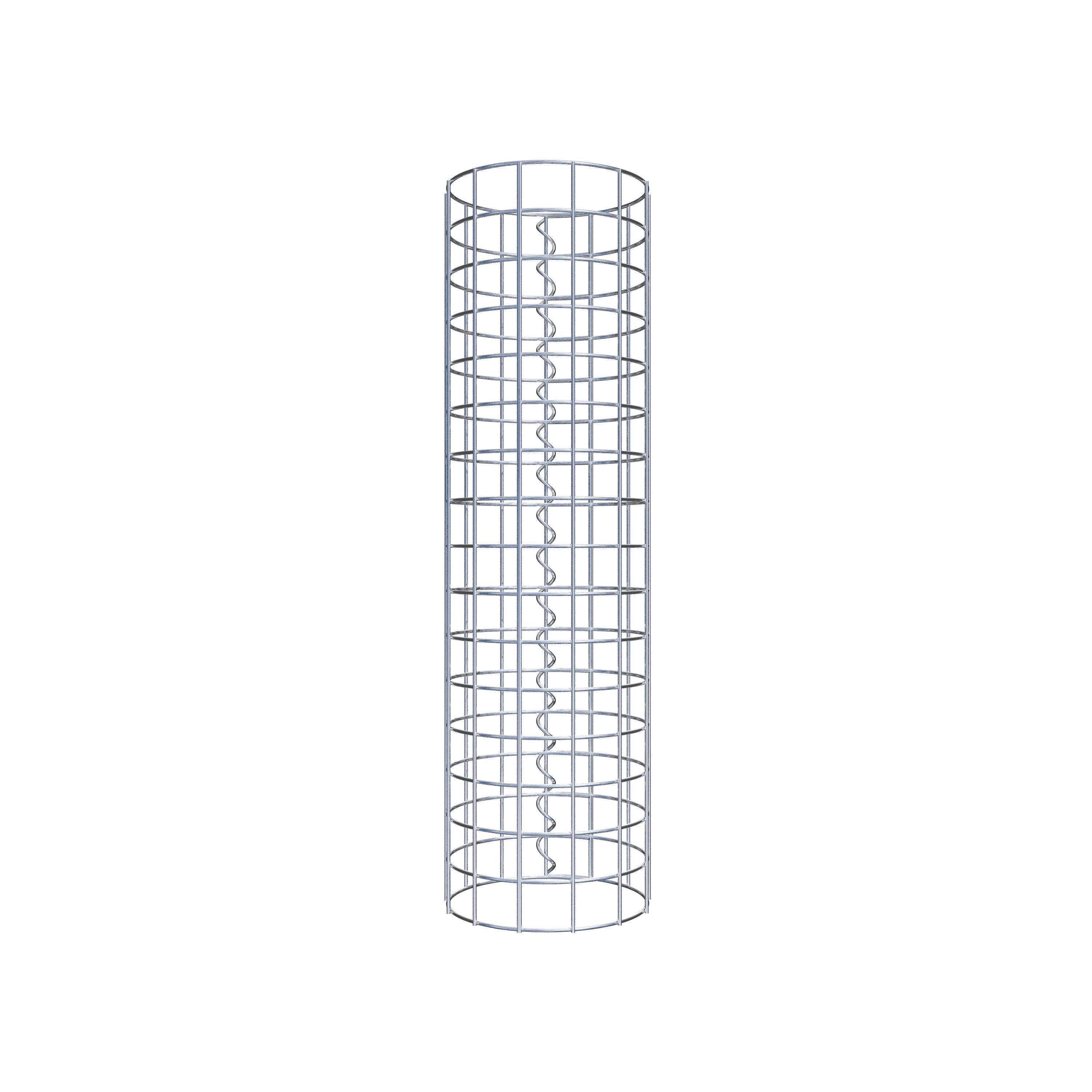 Gabionensäule rund 22 cm Durchmesser, 80 cm Höhe, Maschenweite 5 cm x 5 cm