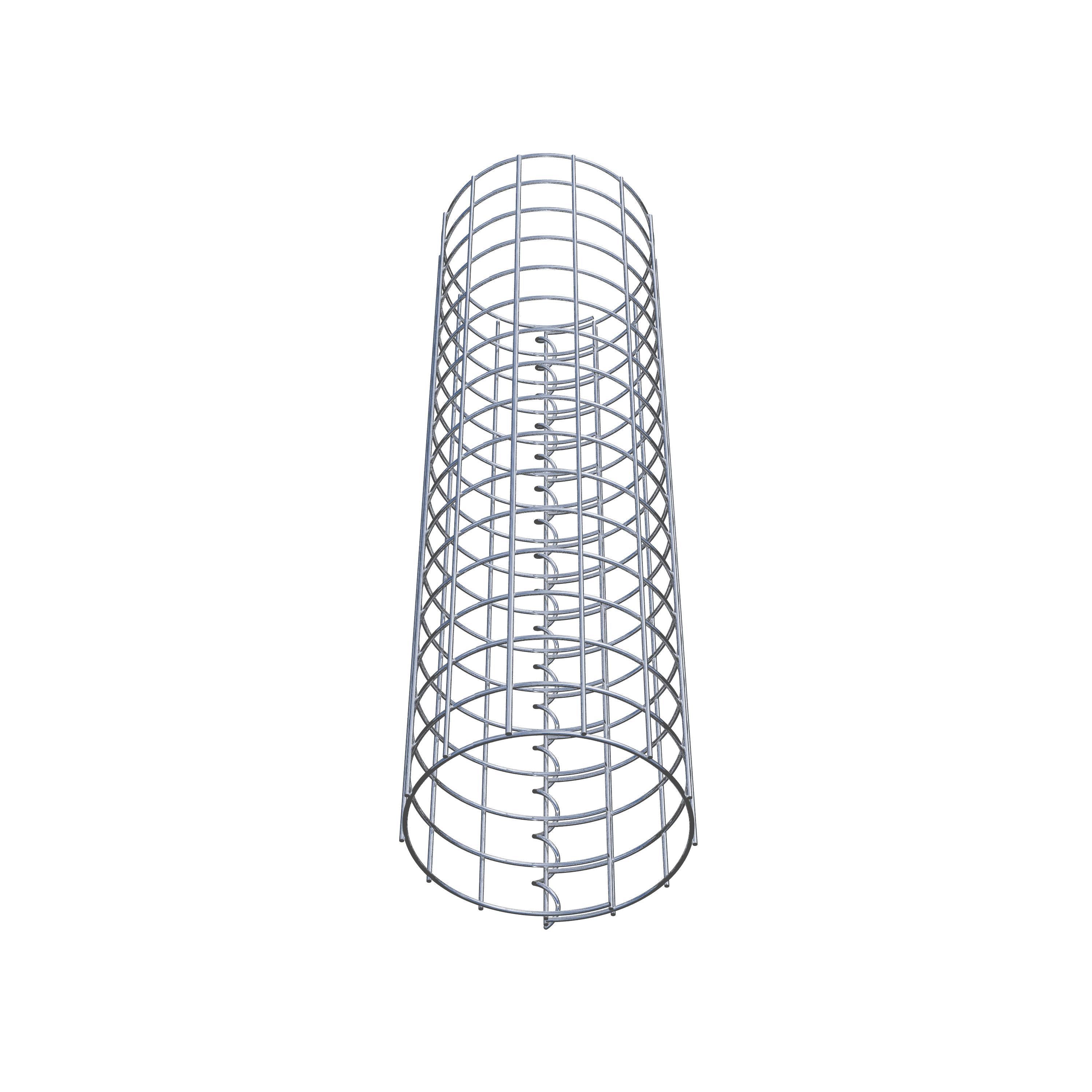 Gabionsøjle ca. 22 cm diameter, 80 cm højde, maskestørrelse 5 cm x 5 cm