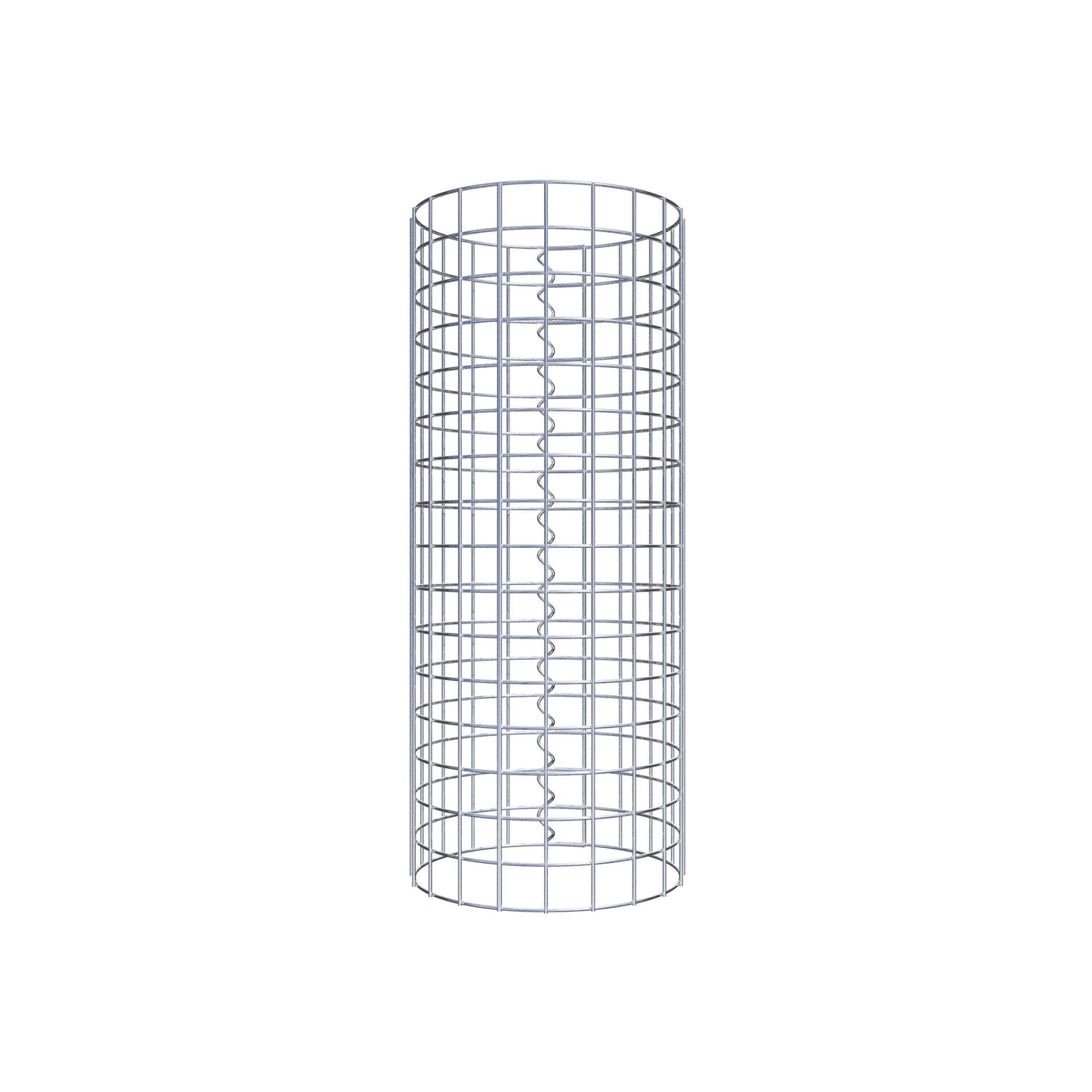 Colonne de gabion ronde 32 cm de diamètre, 80 cm de hauteur, maille 5 cm x 5 cm