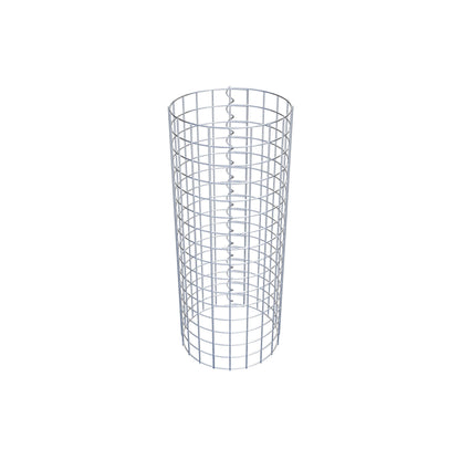 Colonne de gabion ronde 32 cm de diamètre, 80 cm de hauteur, maille 5 cm x 5 cm