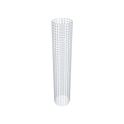 Colonne de gabion ronde 37 cm de diamètre, 200 cm de hauteur, mailles de 5 cm x 5 cm