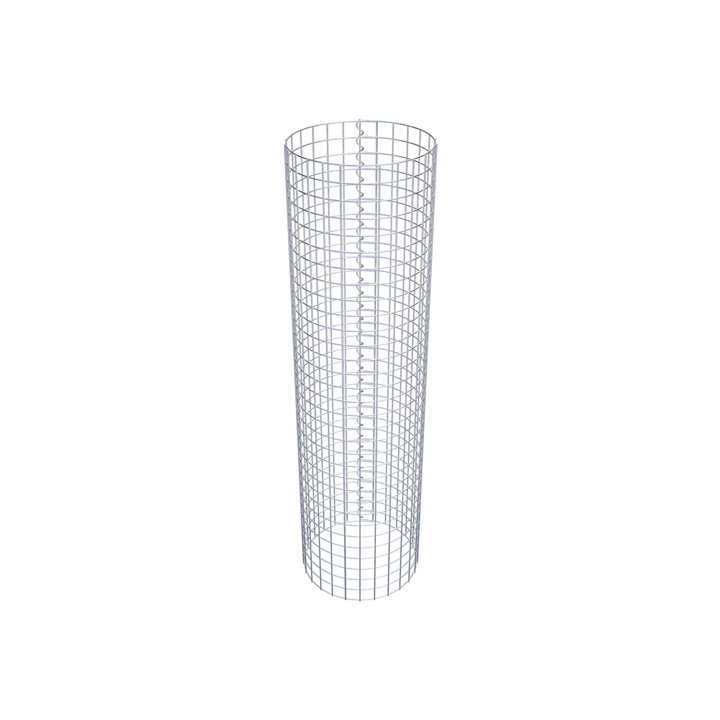Colonne de gabion ronde 42 cm de diamètre, 160 cm de hauteur, maille 5 cm x 5 cm