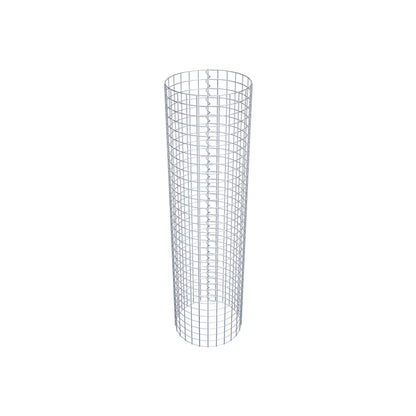 Colonne de gabion ronde 42 cm de diamètre, 160 cm de hauteur, maille 5 cm x 5 cm
